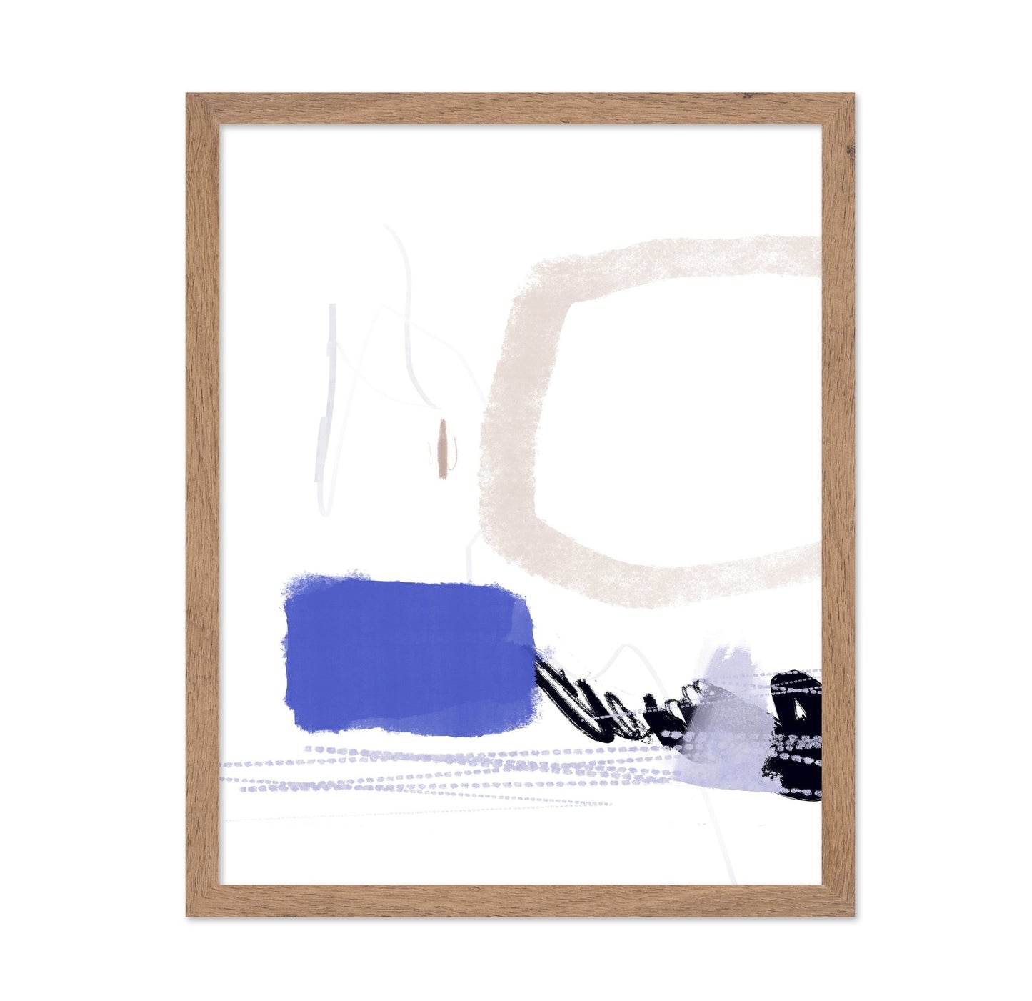 Blue Minimal Marks