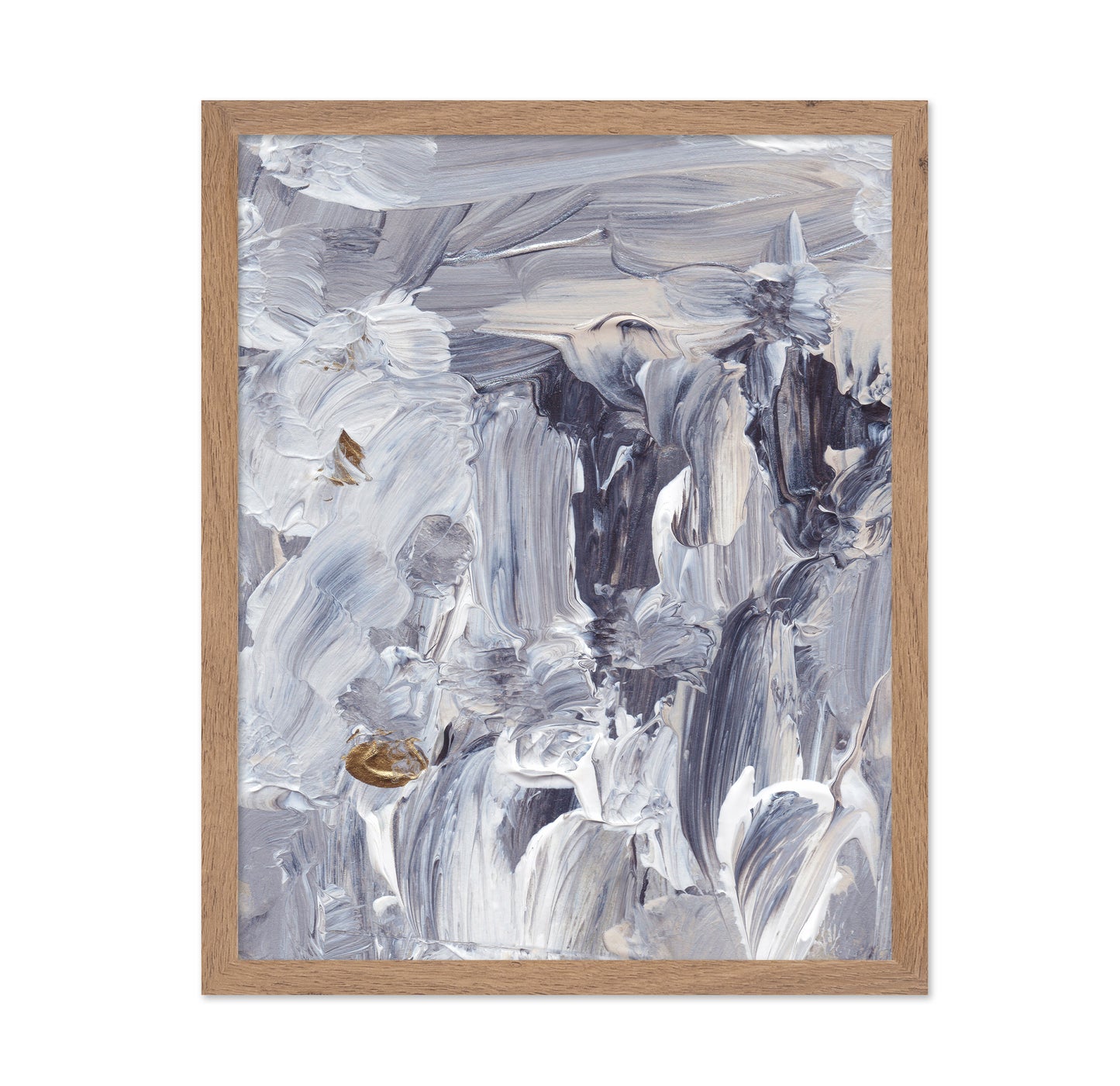 Silver Floral Flow
