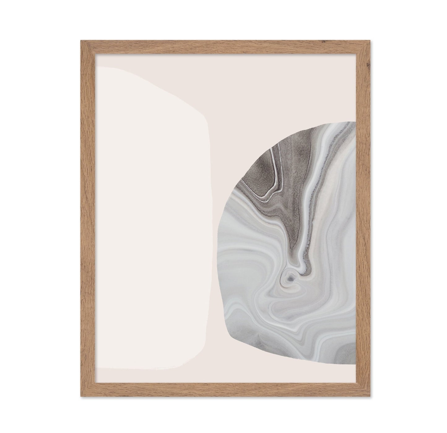 Neutral Marble Flow No1