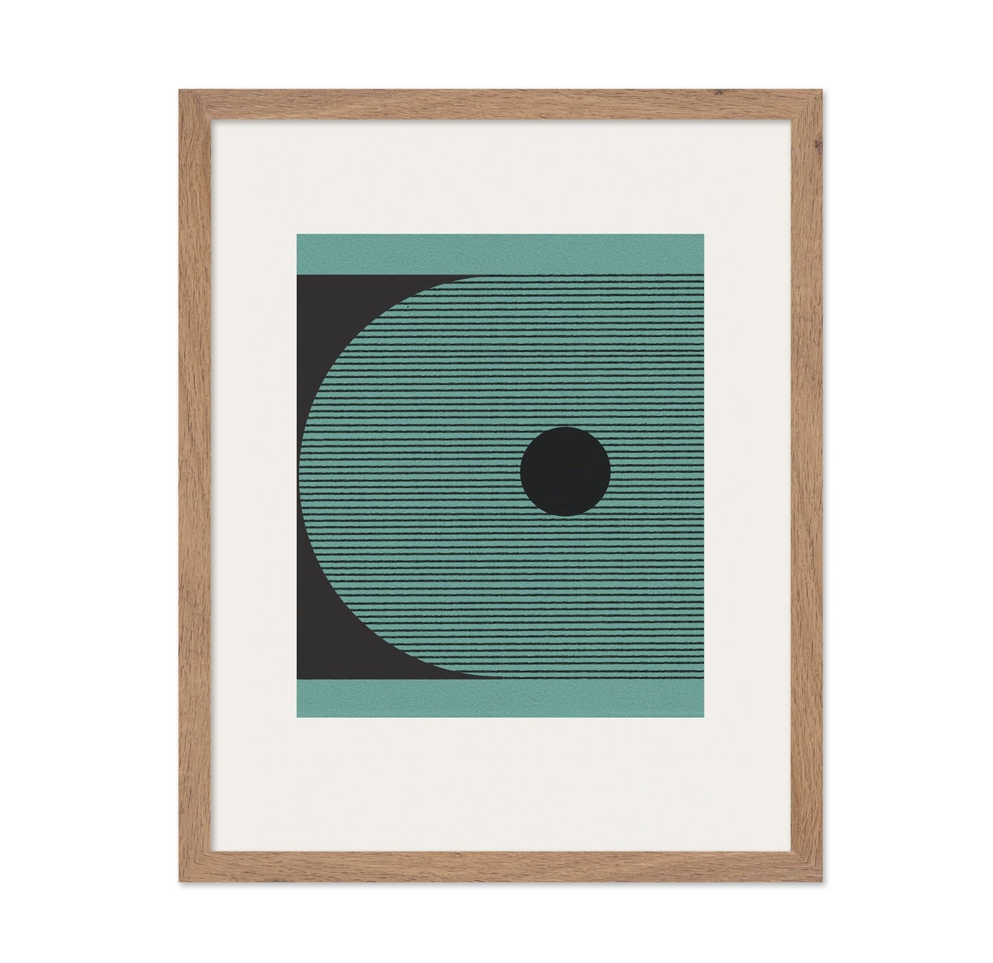 Striped Circle Form