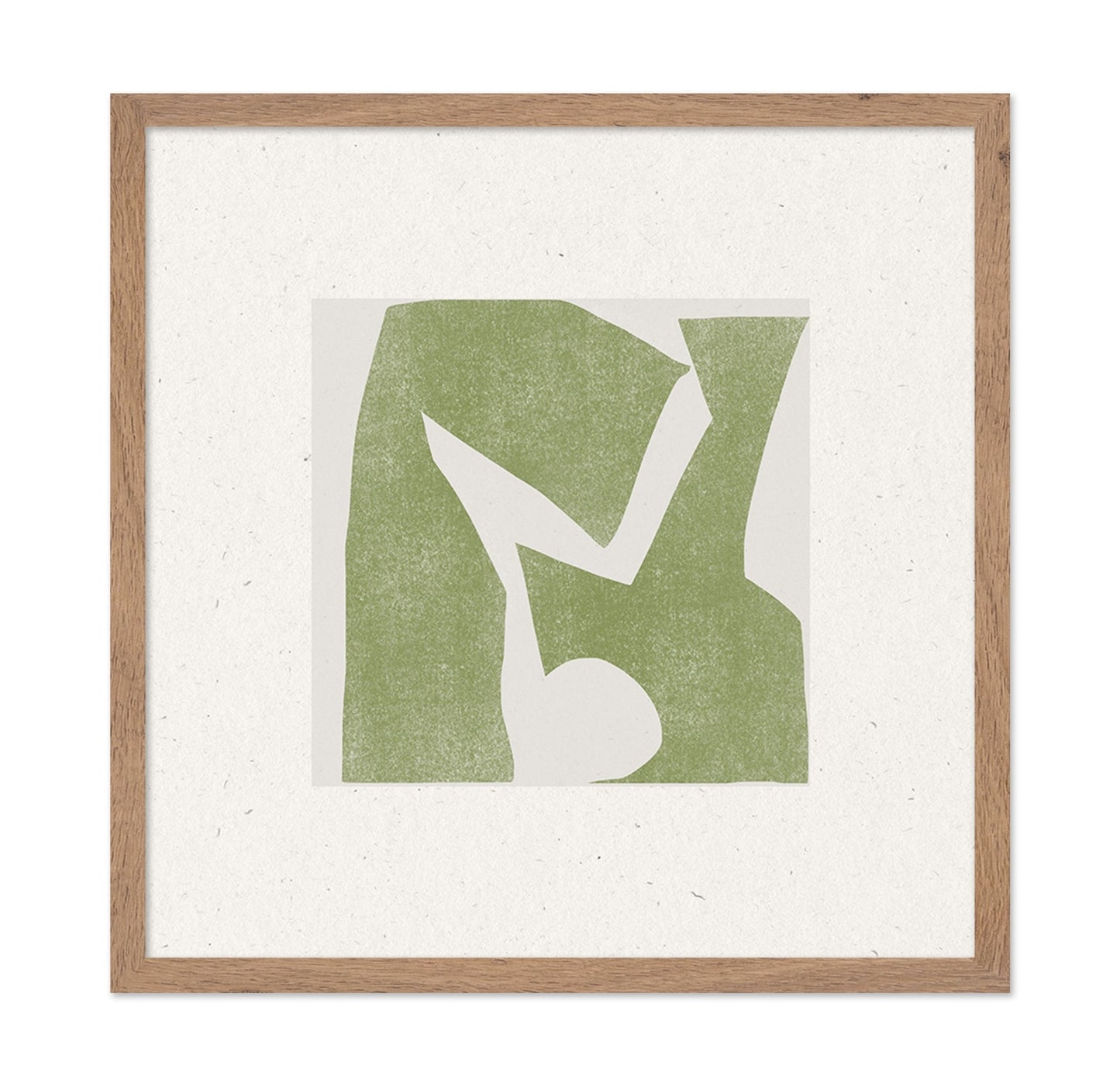 Olive Abstract Cutout