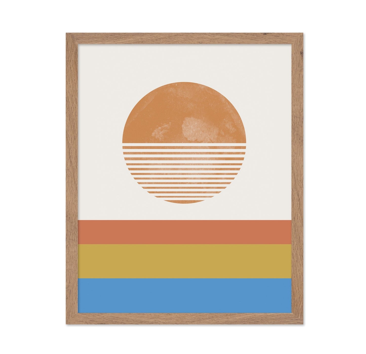 Retro Sunset Layers