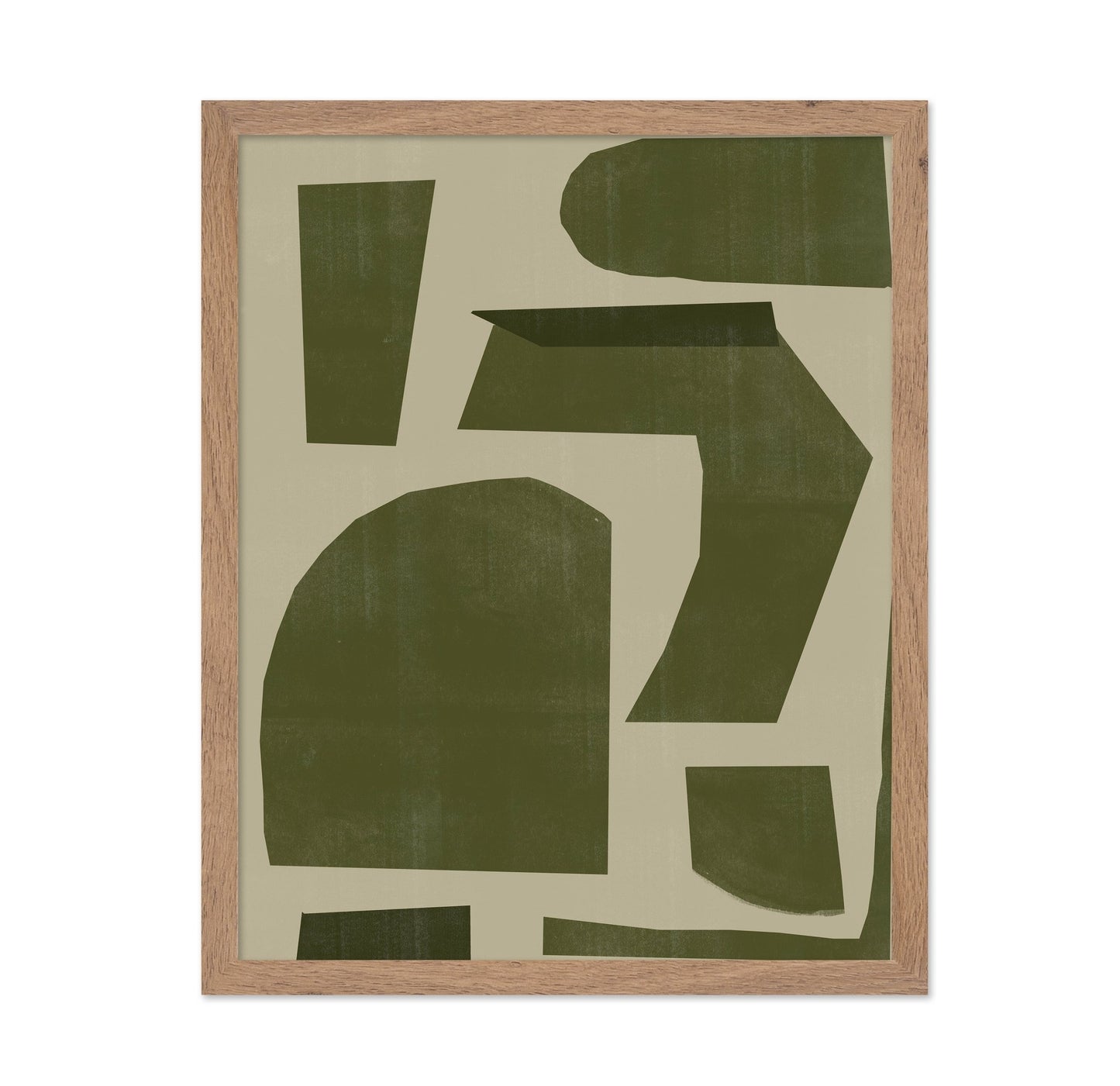 Olive Abstract Blocks