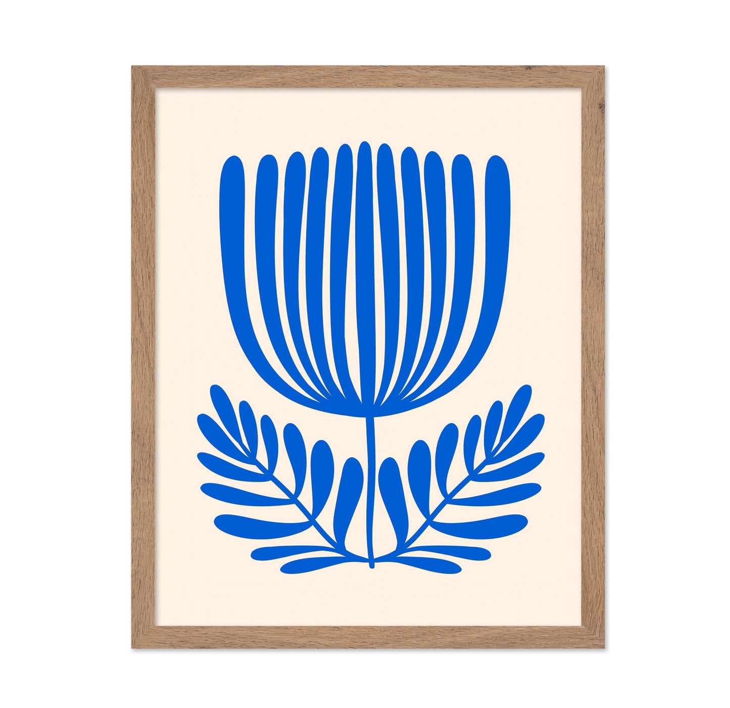 Blue Botanical Bloom No1