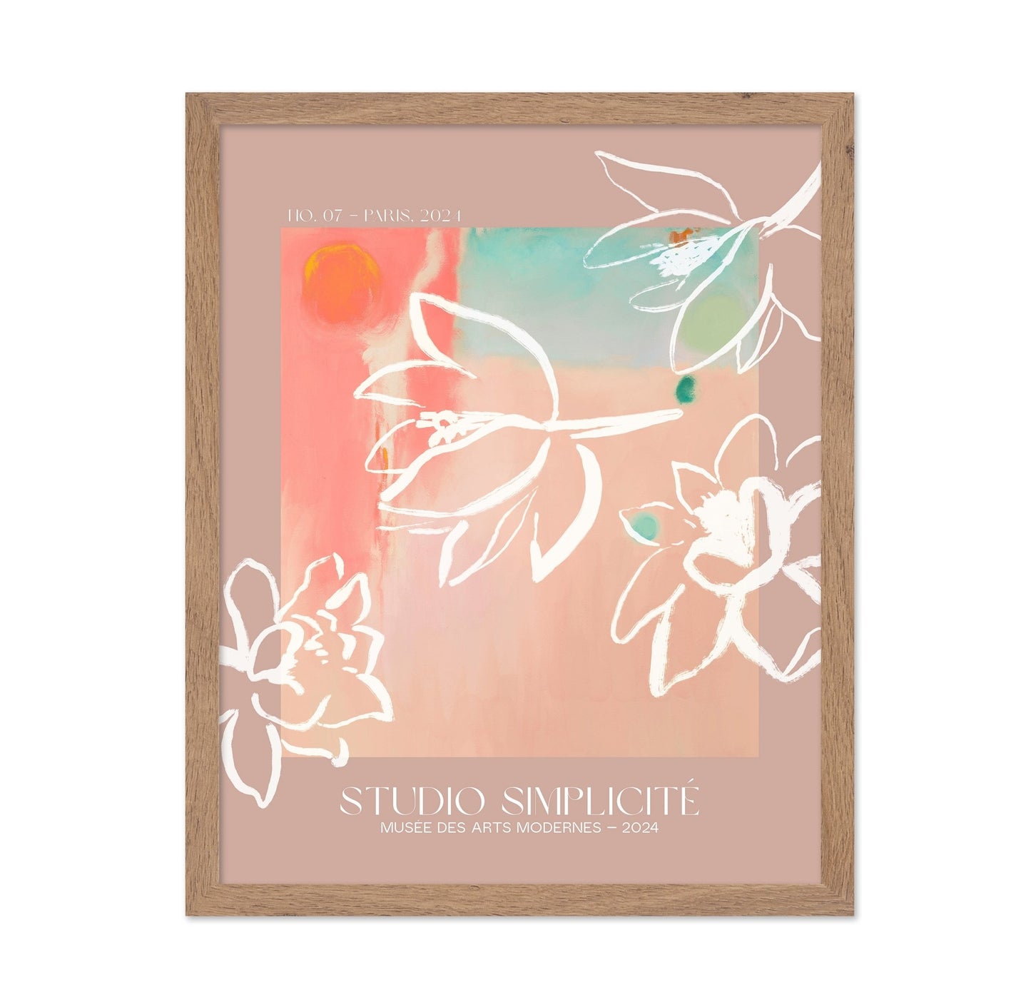 Soft Floral Sunset