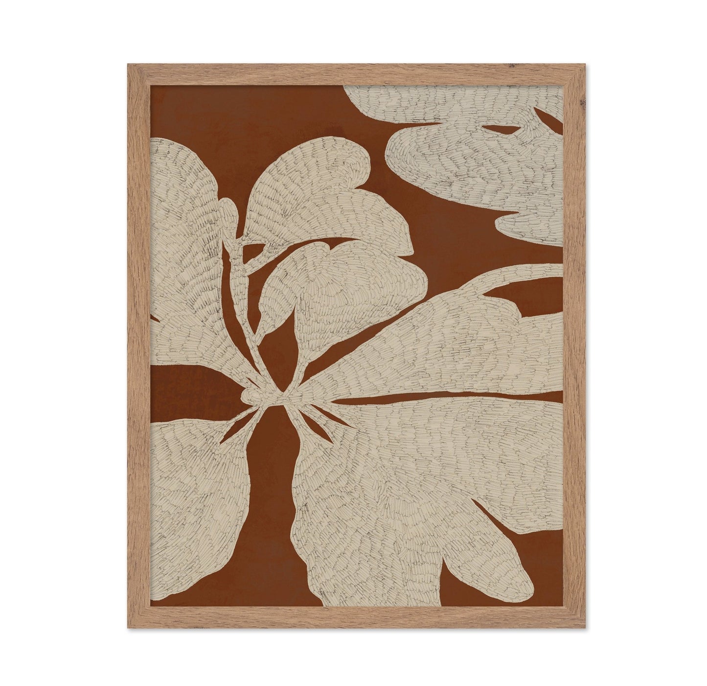 Textured Leaf Pattern