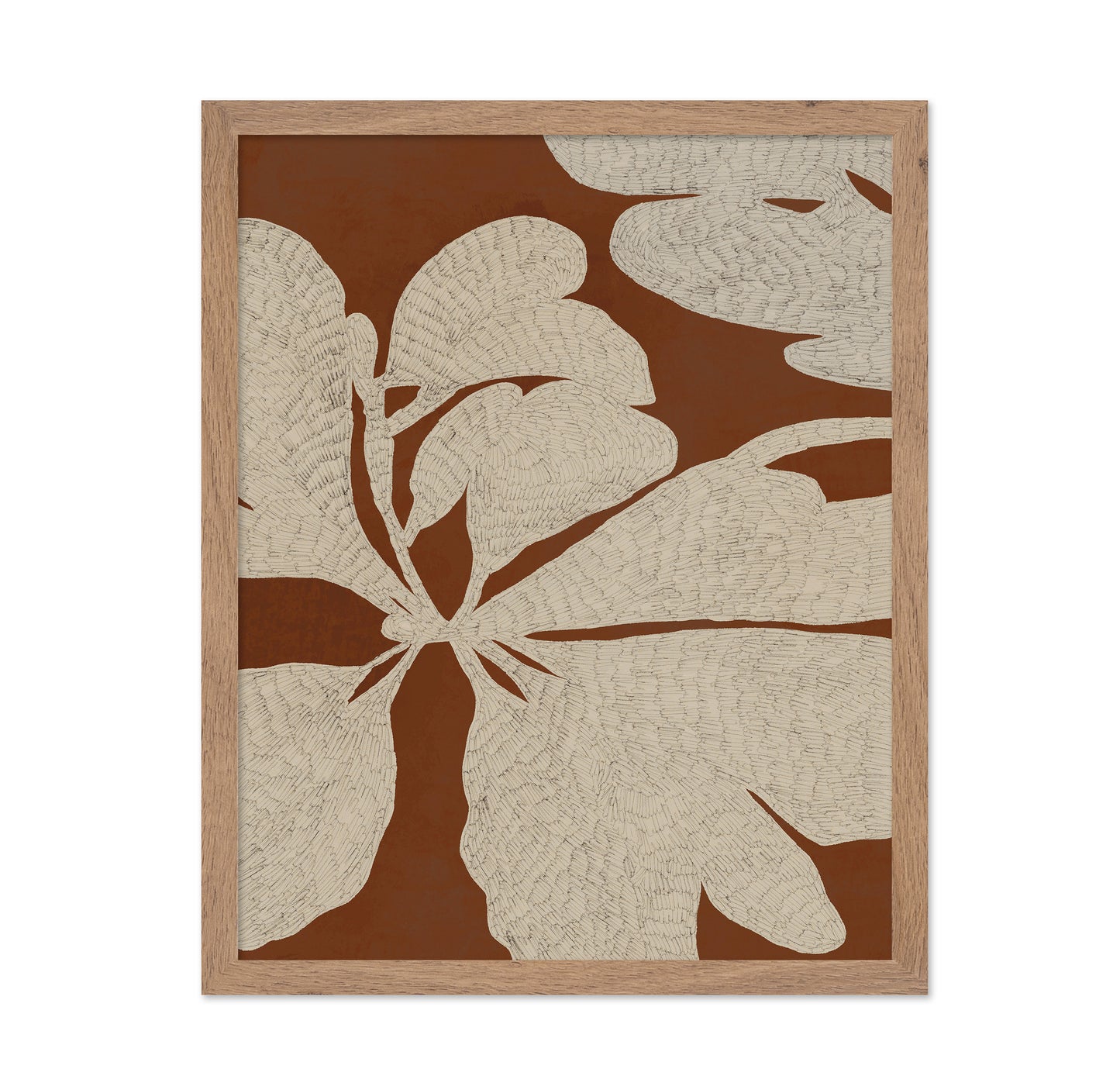 Textured Leaf Pattern