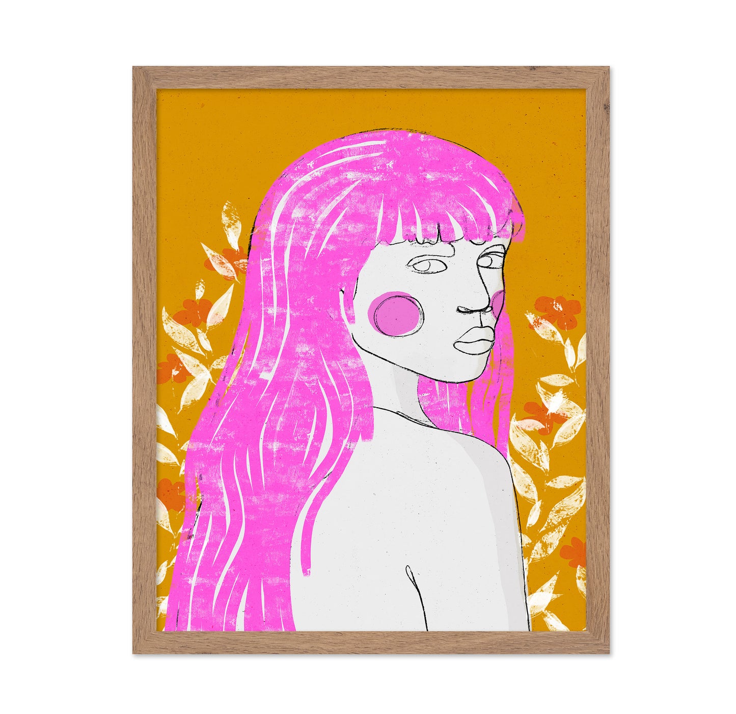 Pink Hair Portrait No1