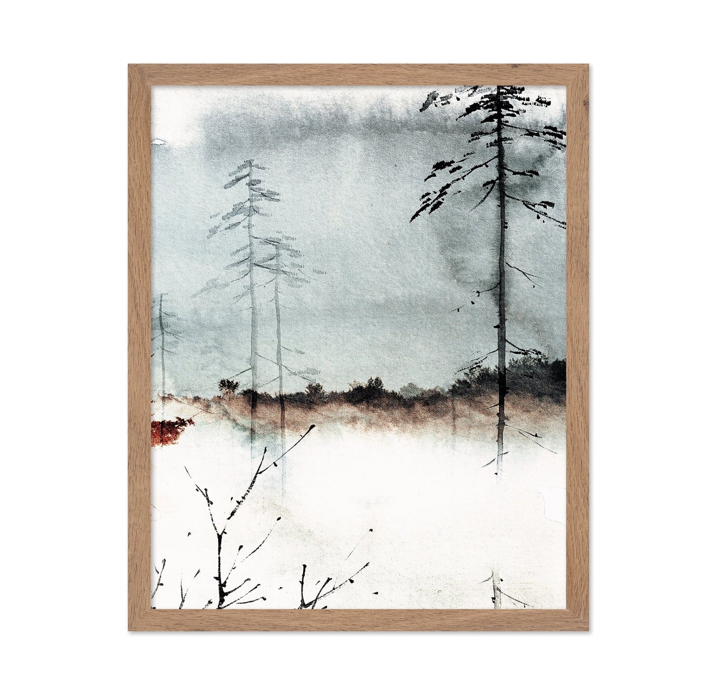 Misty Pine Forest No3