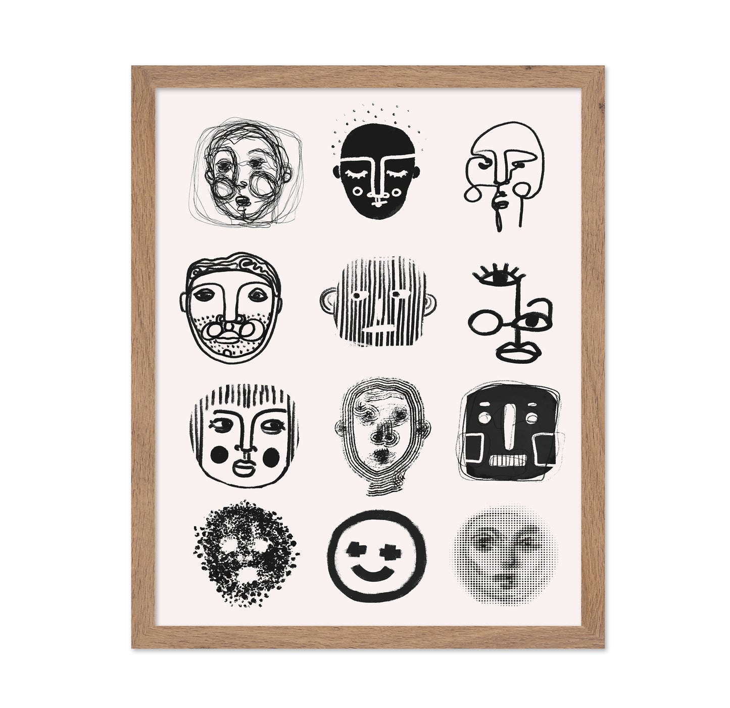Abstract Face Grid