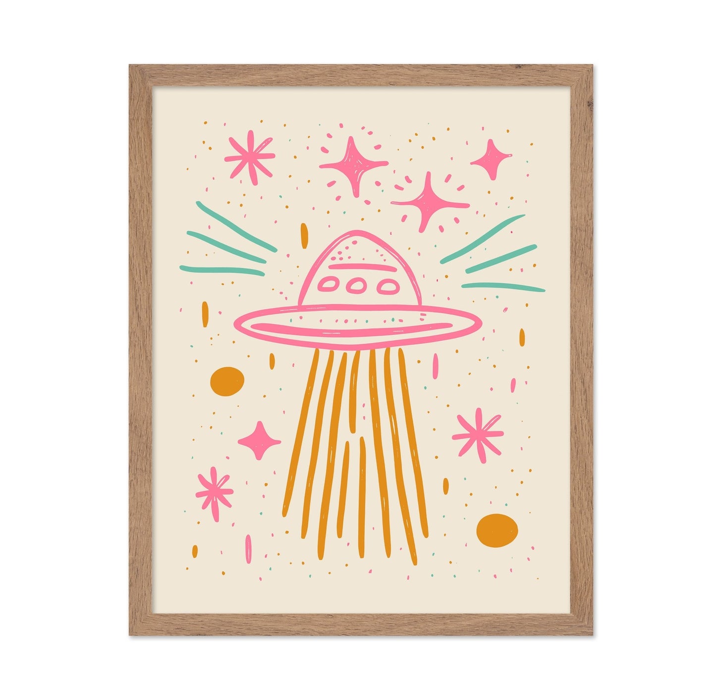 Retro UFO Beam