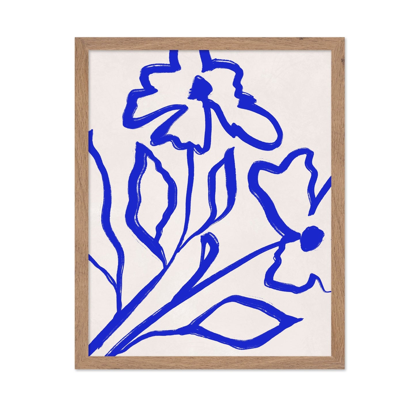 Blue Floral Line