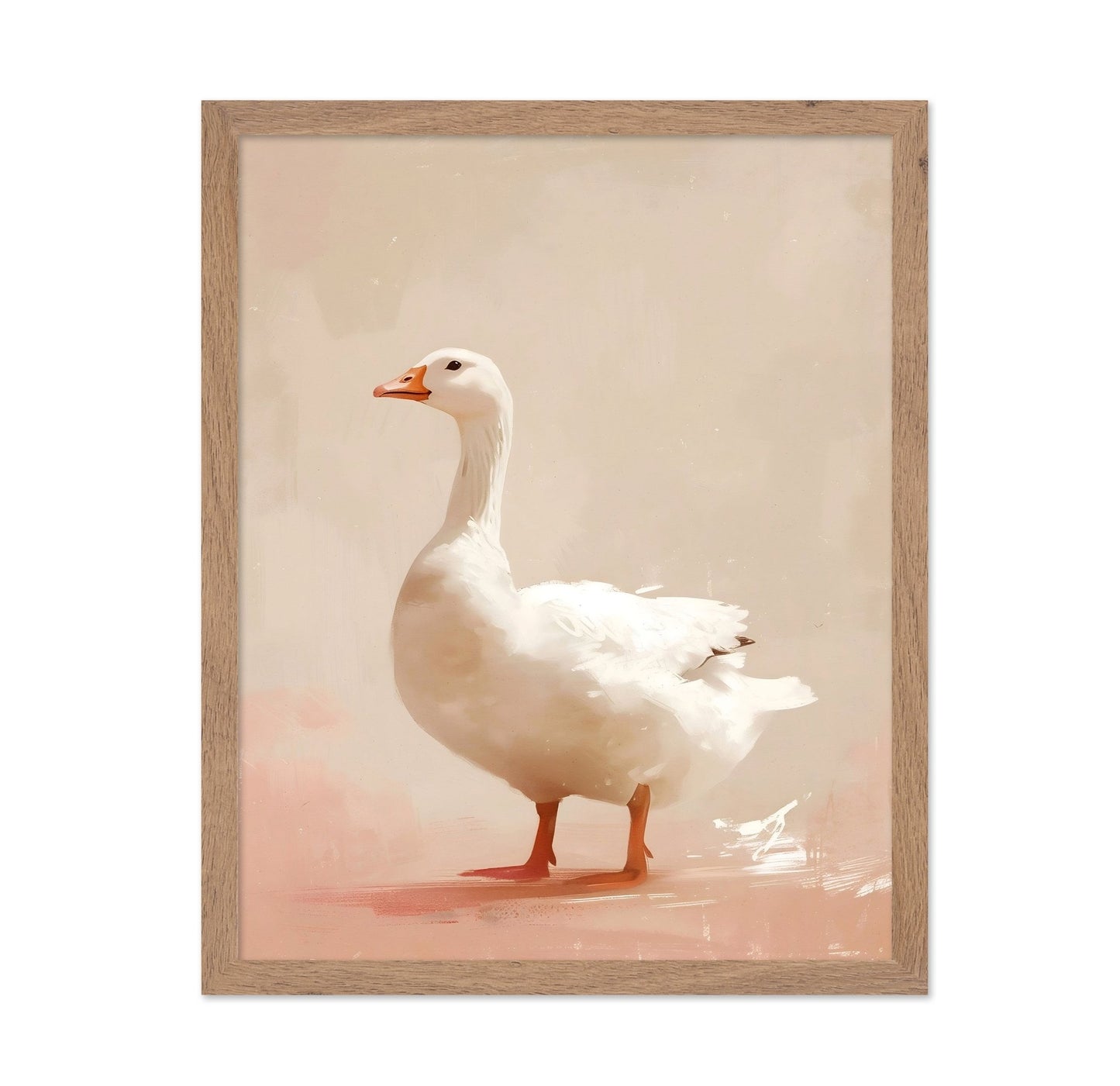 White Goose Portrait No2