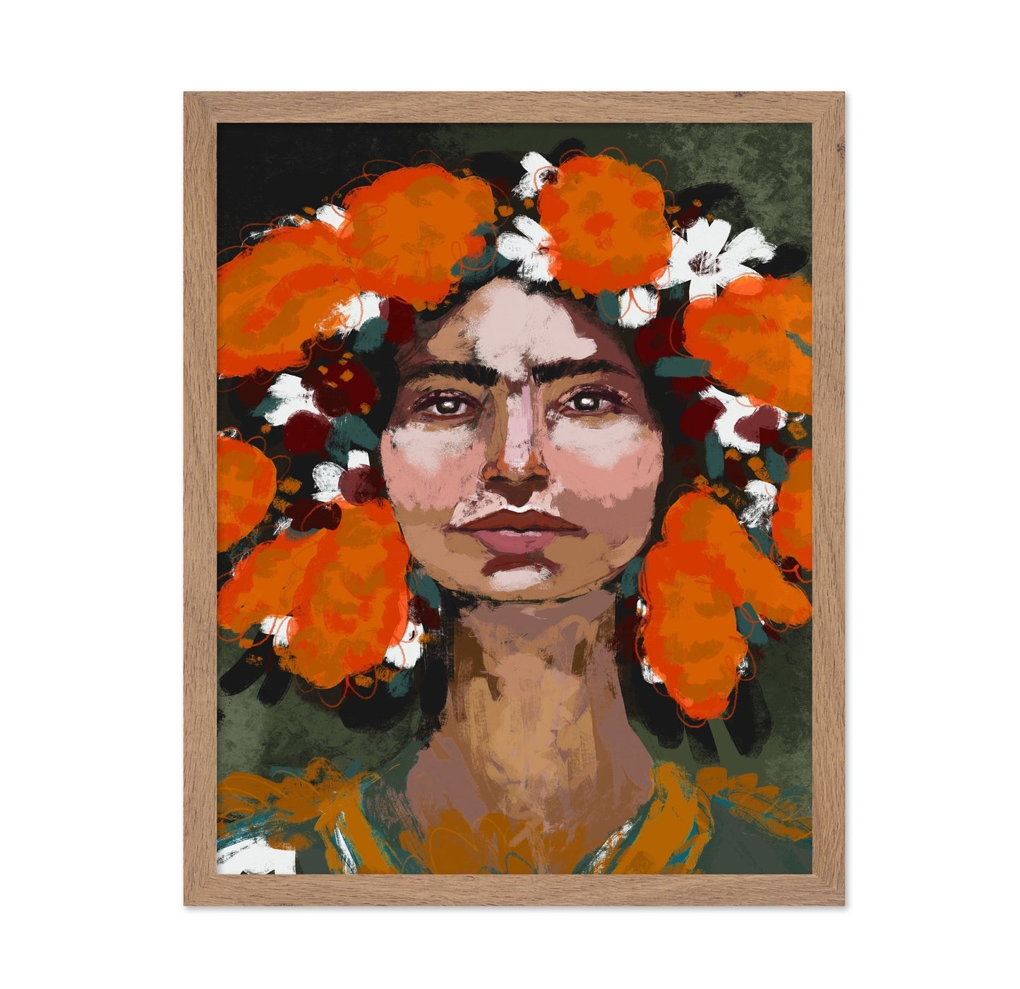 Floral Crown Portrait No2