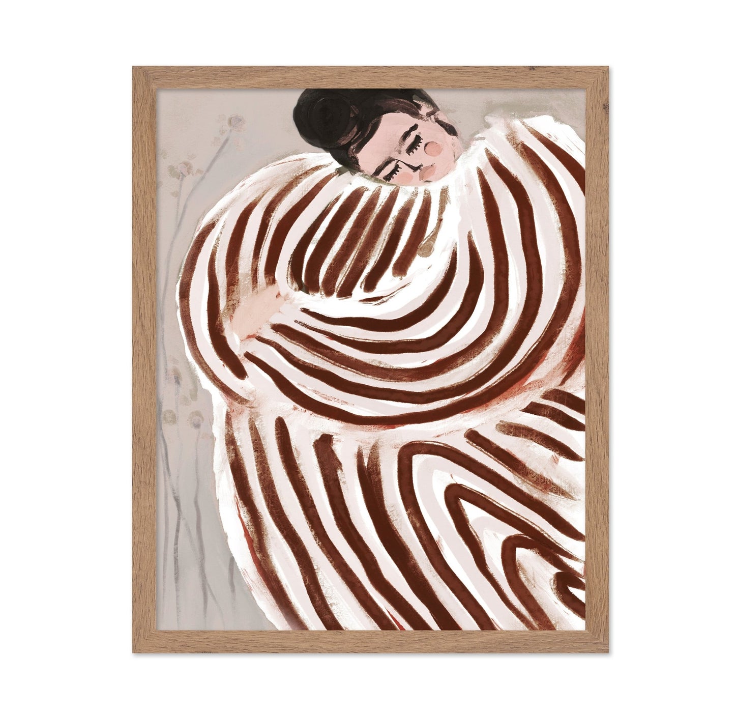 Cozy Striped Figure