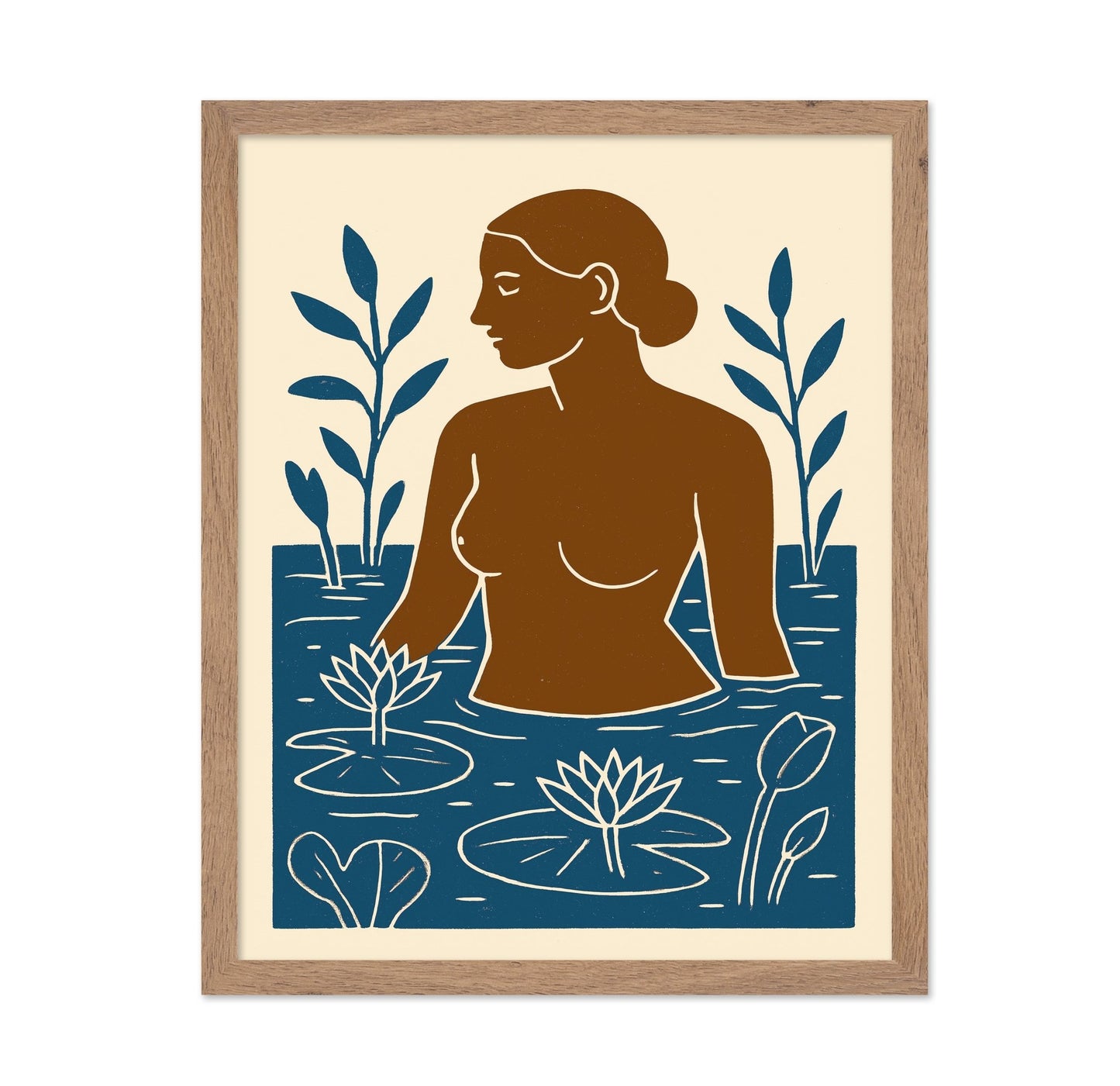 Serene Water Woman