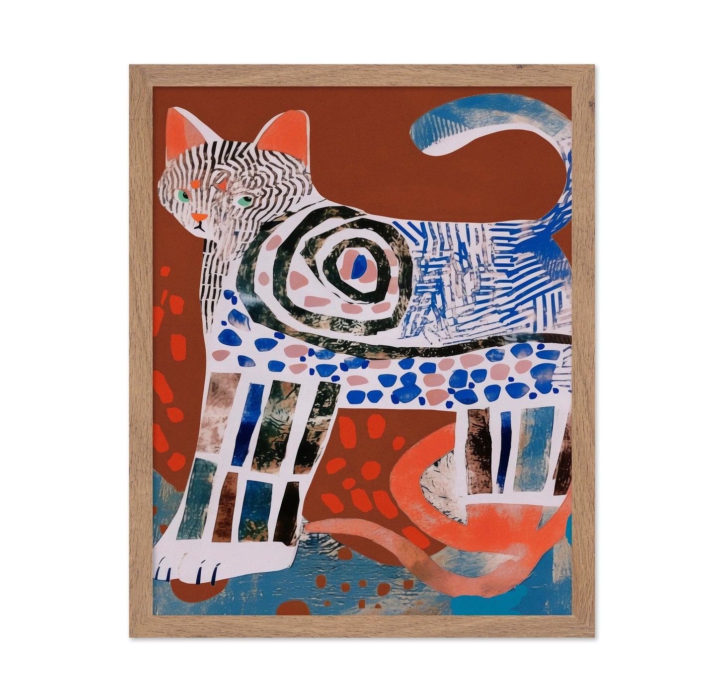 Patterned Cat Collage