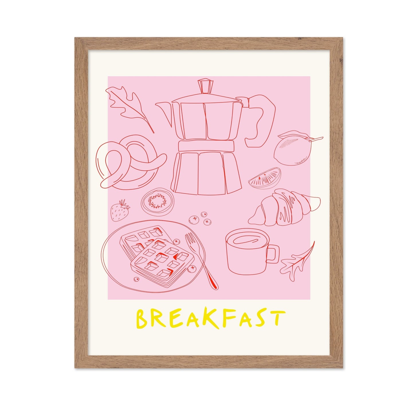 Breakfast Line Art No1
