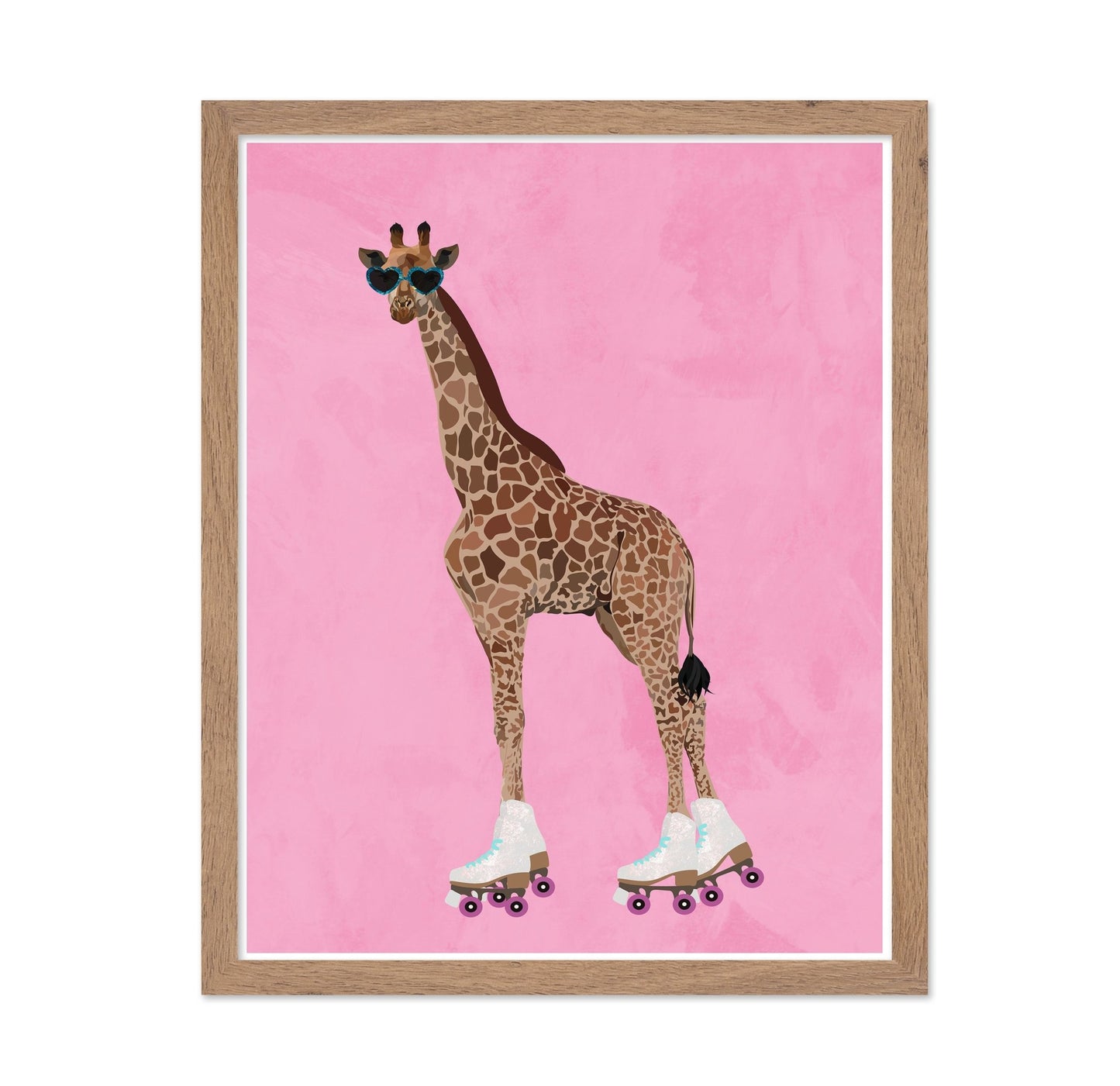 Giraffe On Skates