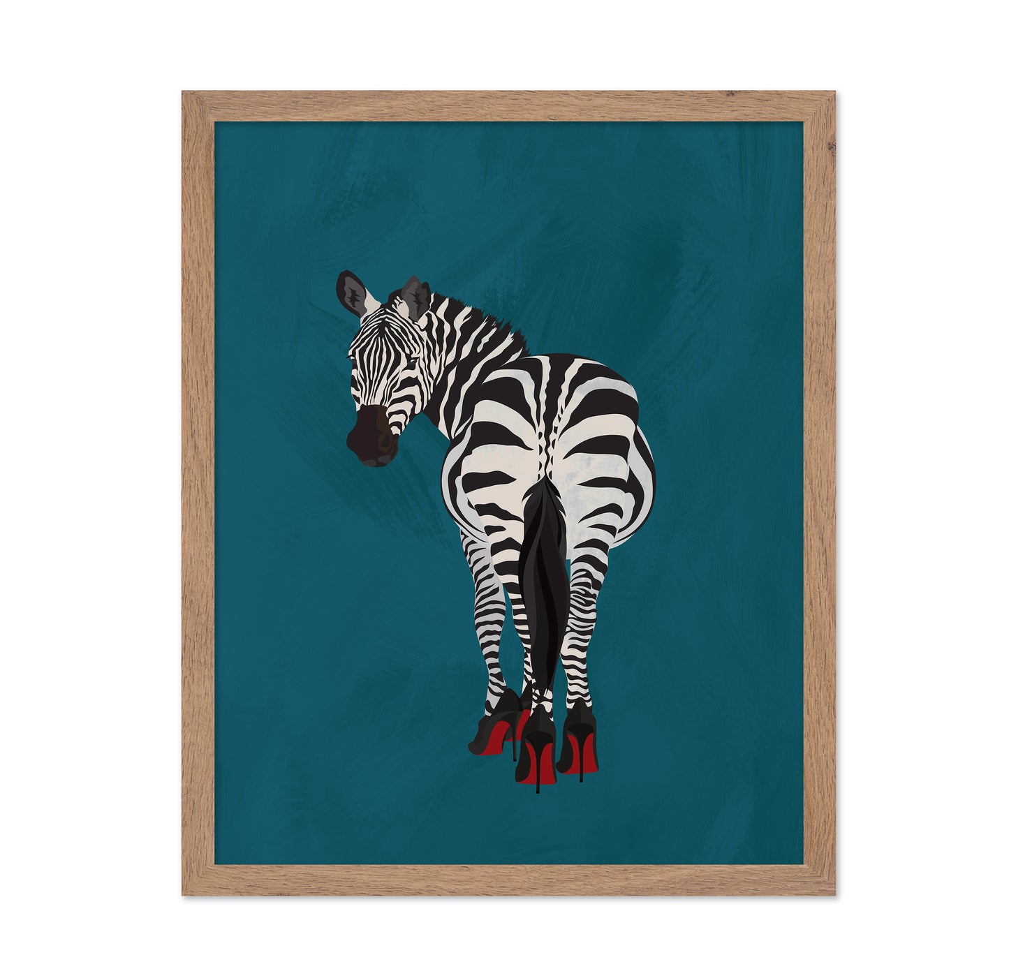 Zebra Red Heels