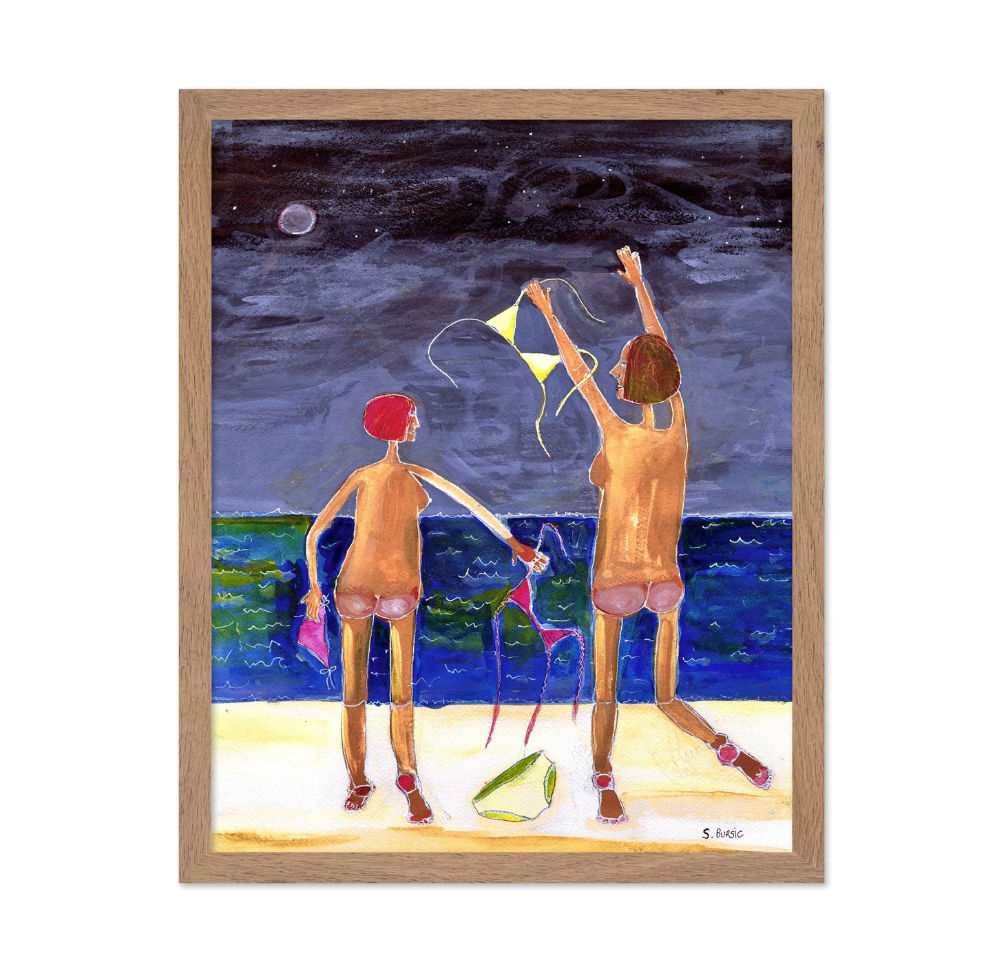 Moonlit Beach Girls