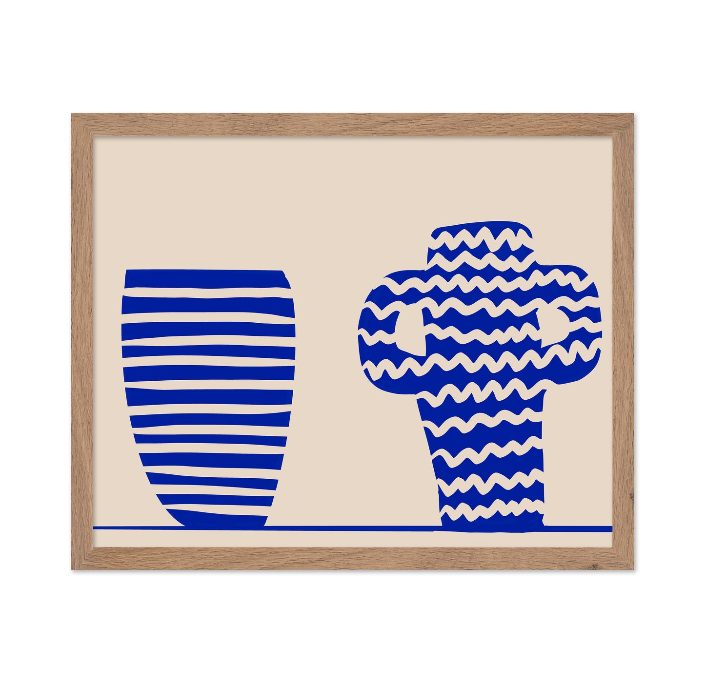 Blue Pattern Vases