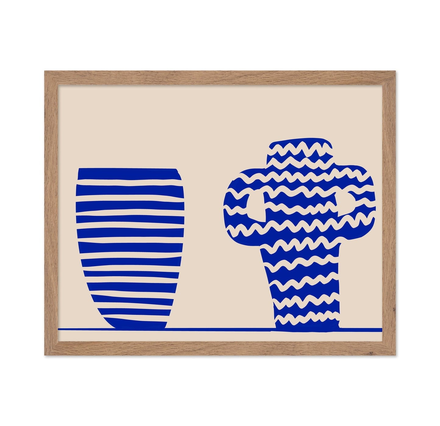 Blue Pattern Vases