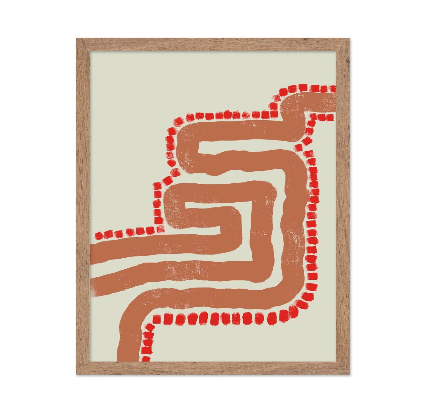 Abstract Red Path