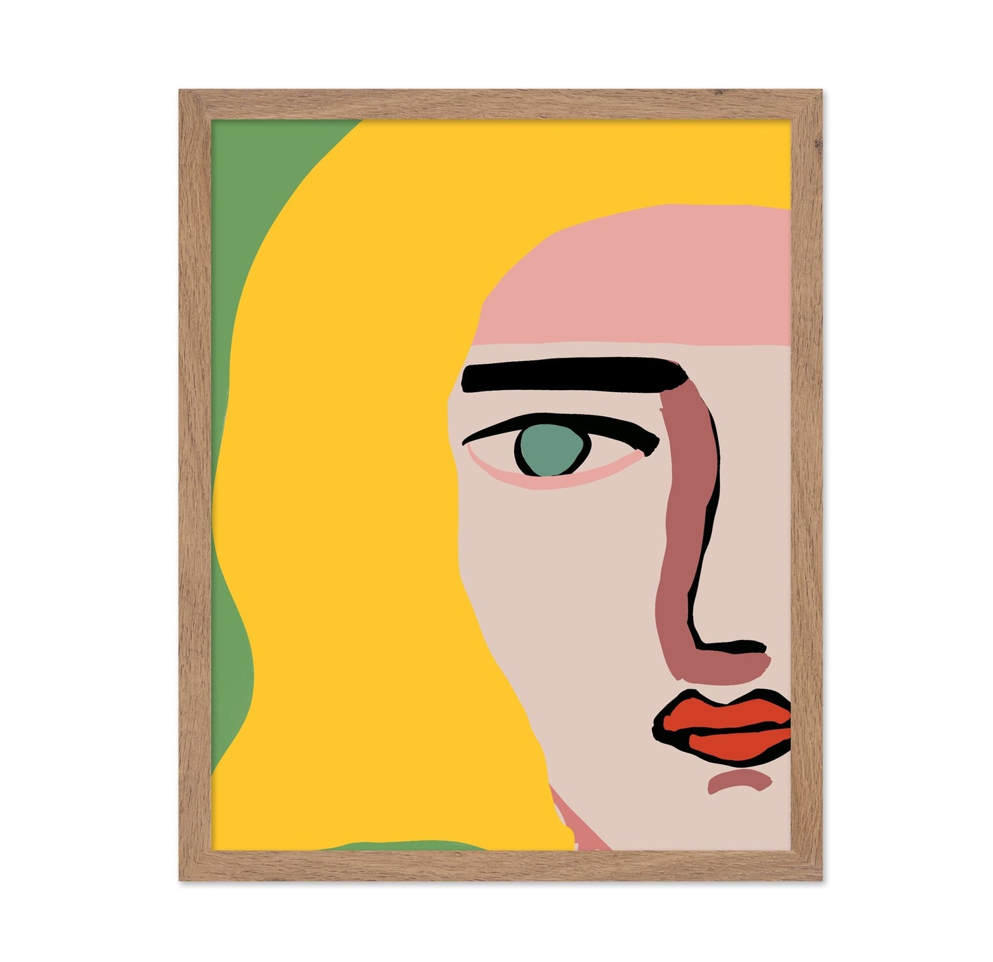 Minimal Face Closeup