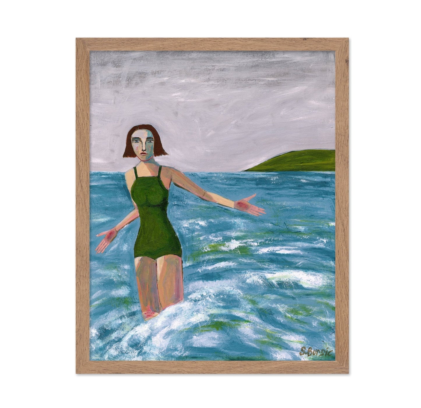 Woman In Sea