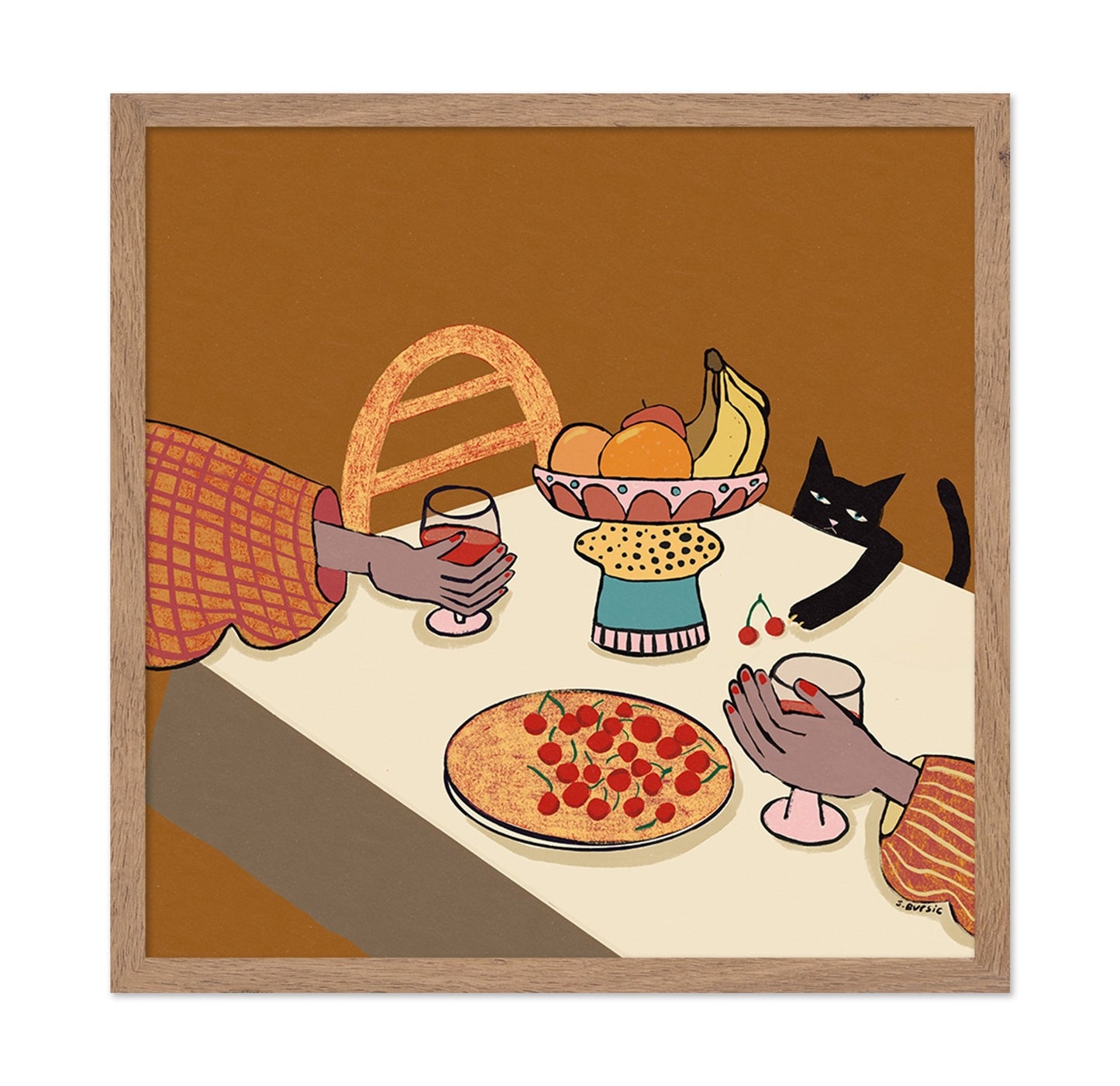 Cherry Dinner Scene