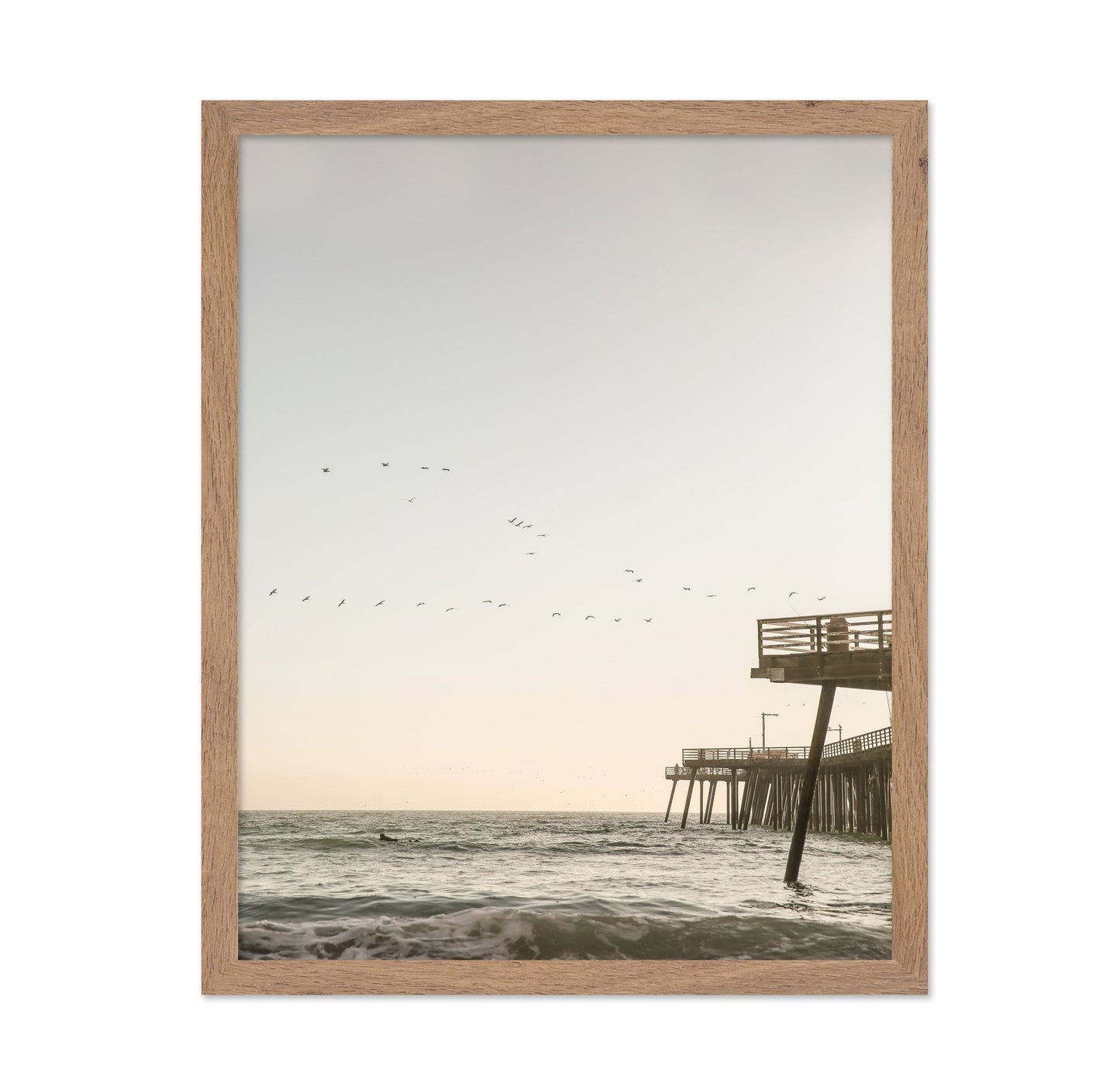 Pier Birds Sunset