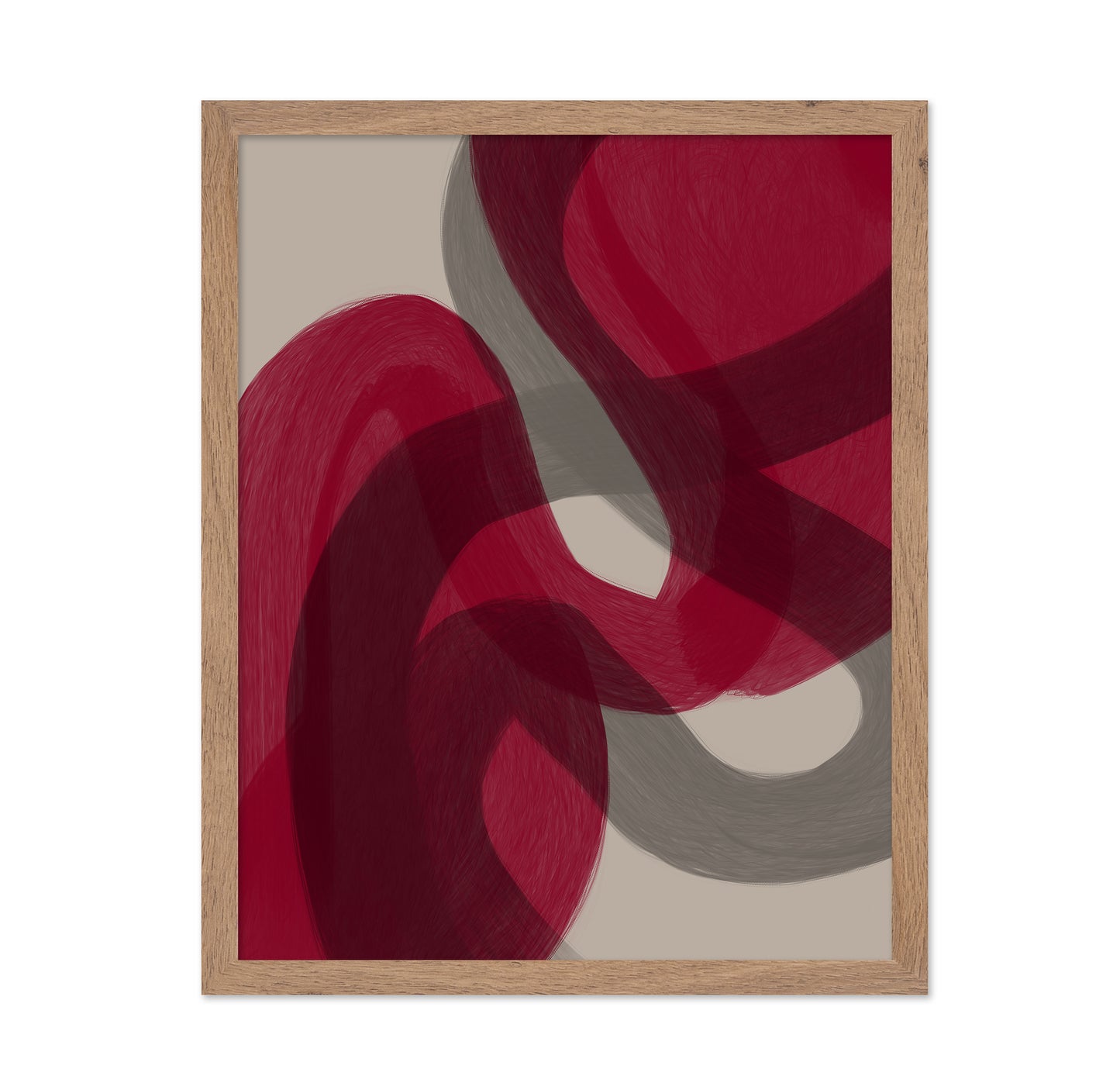 Crimson Flow Layers No1