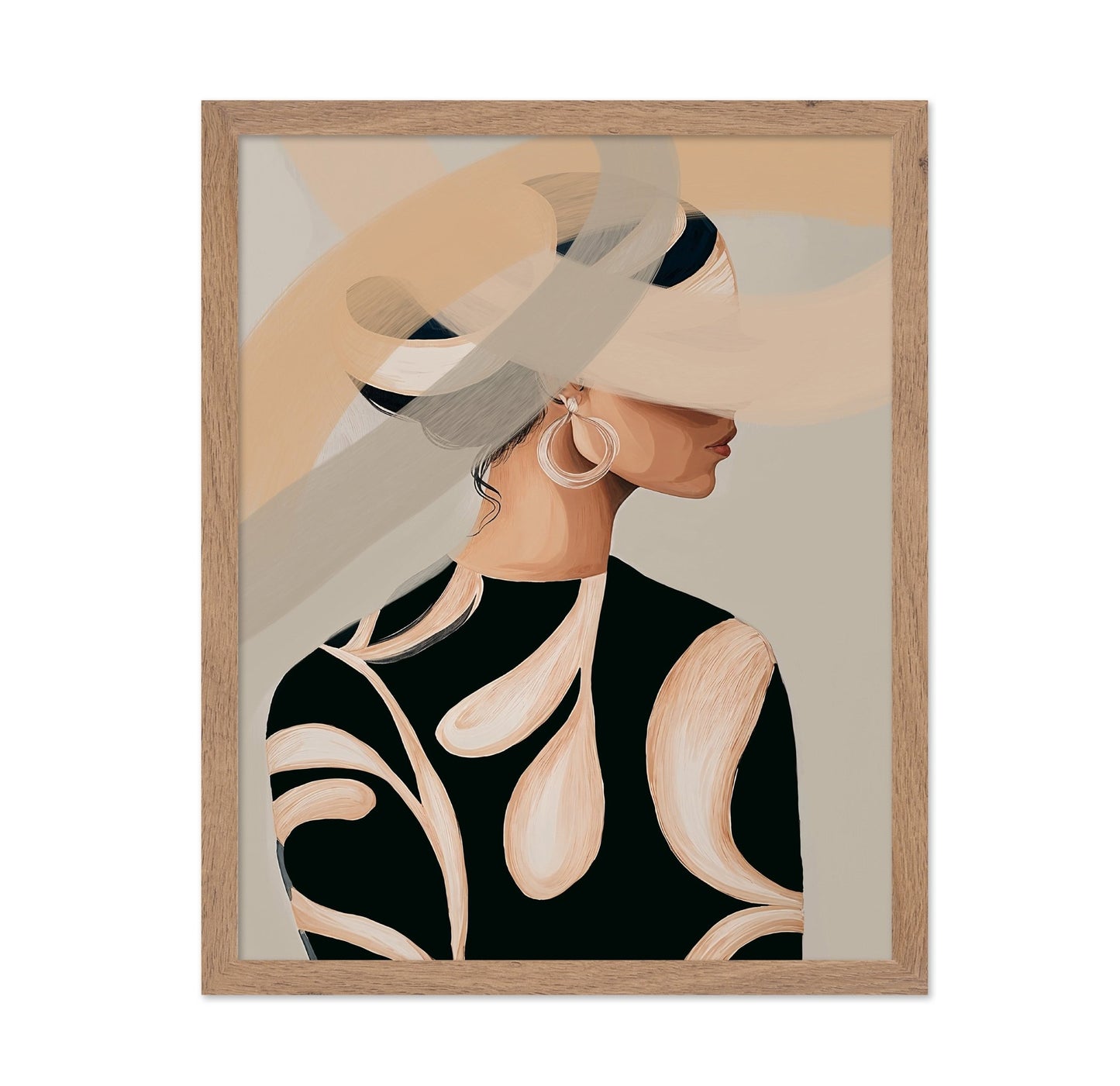 Elegant Hat Portrait No3