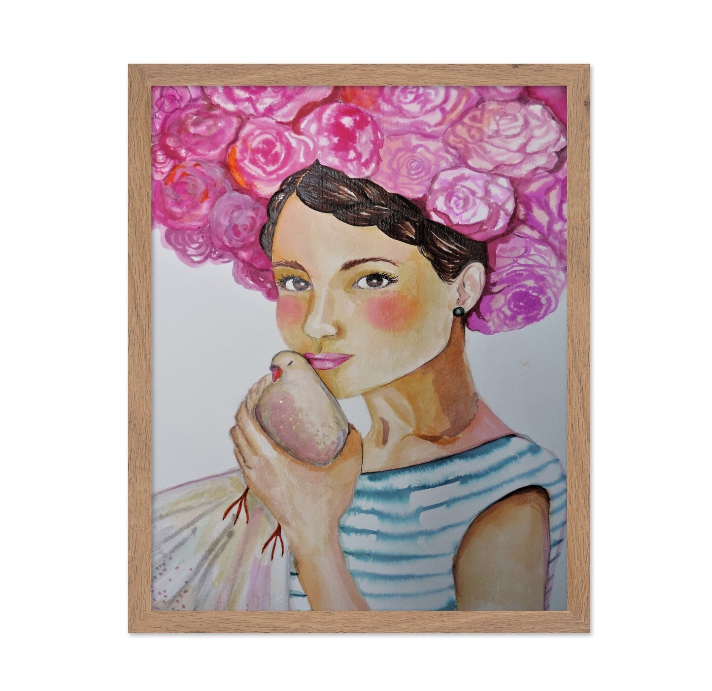 Girl With Dove