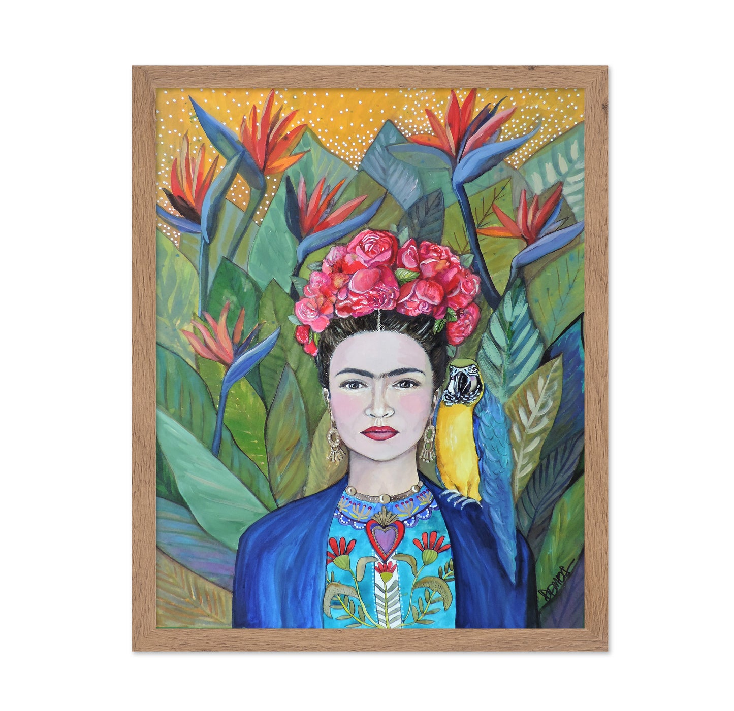 Tropical Frida Portrait