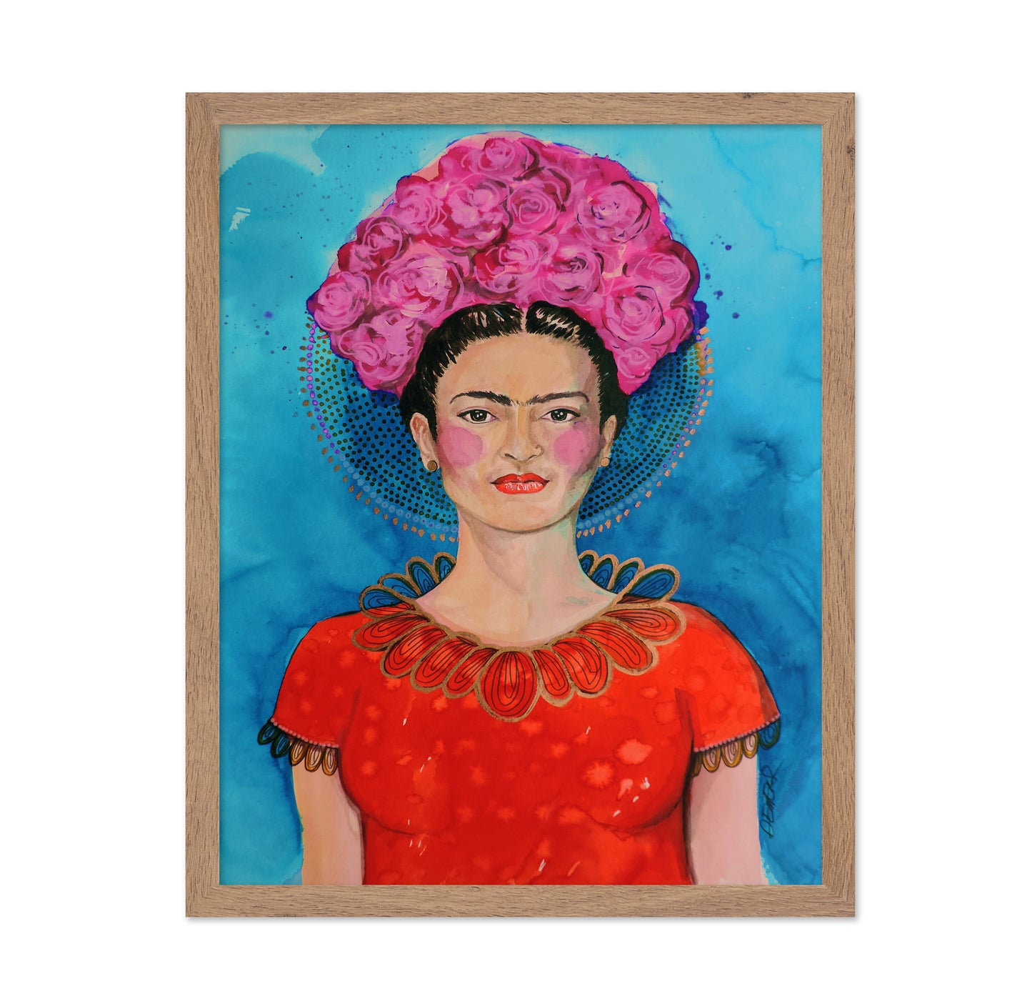 Pink Crown Portrait