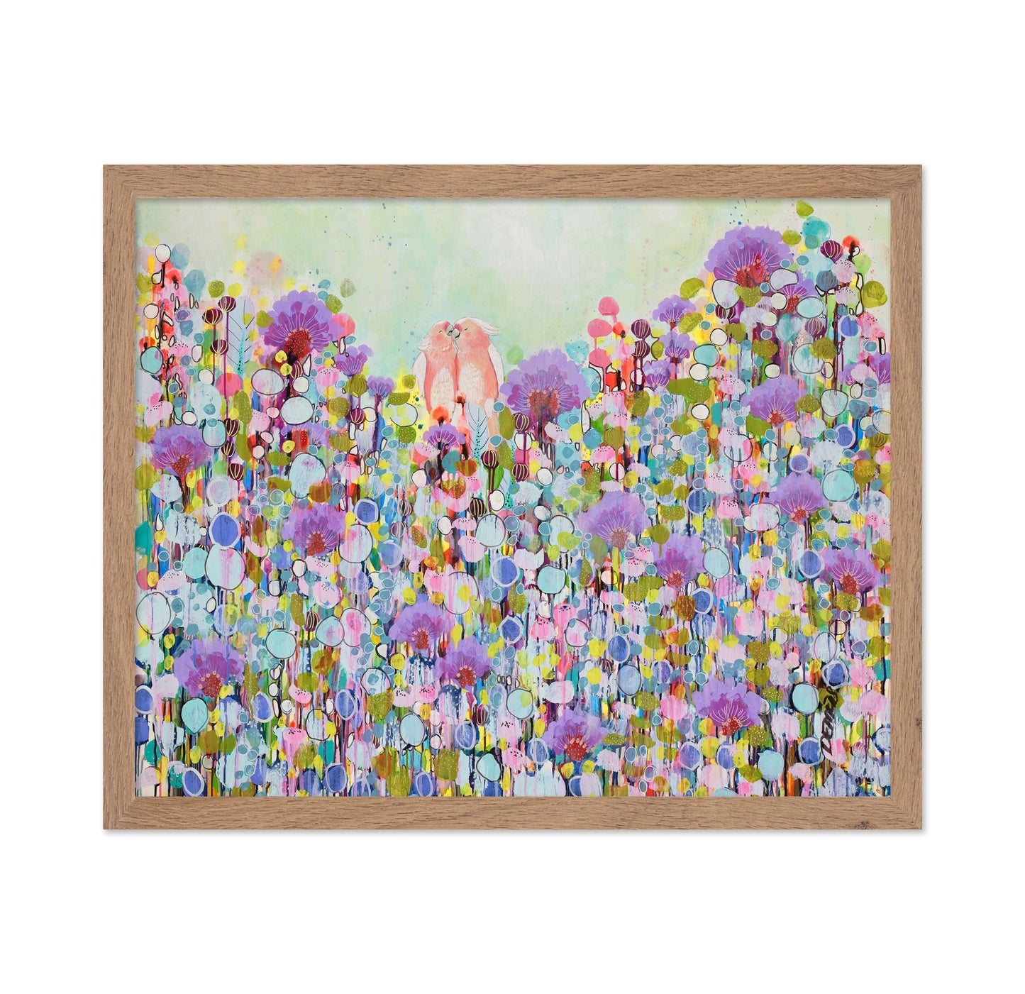 Lovebirds In Bloom