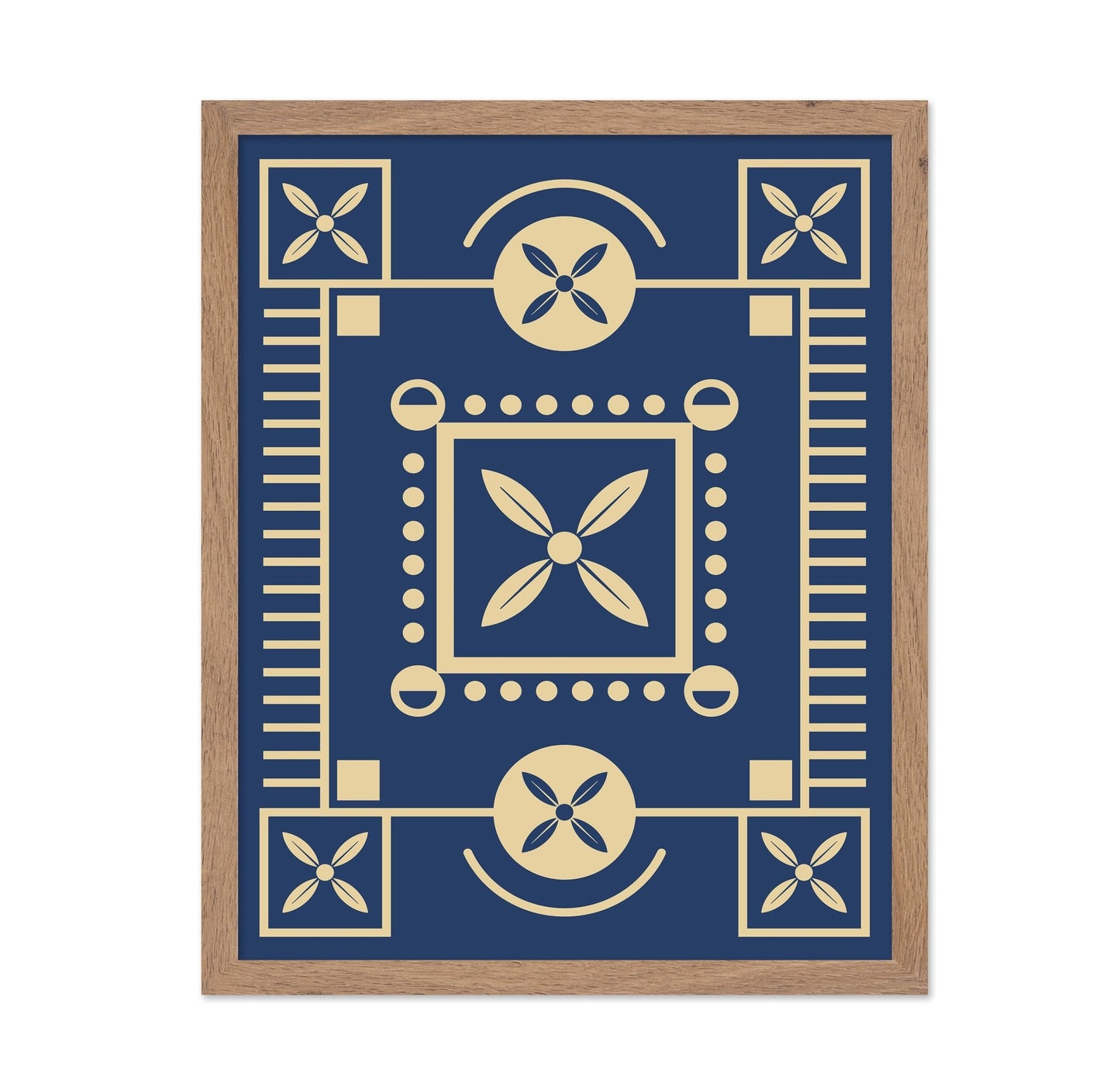 Blue Geometric Pattern