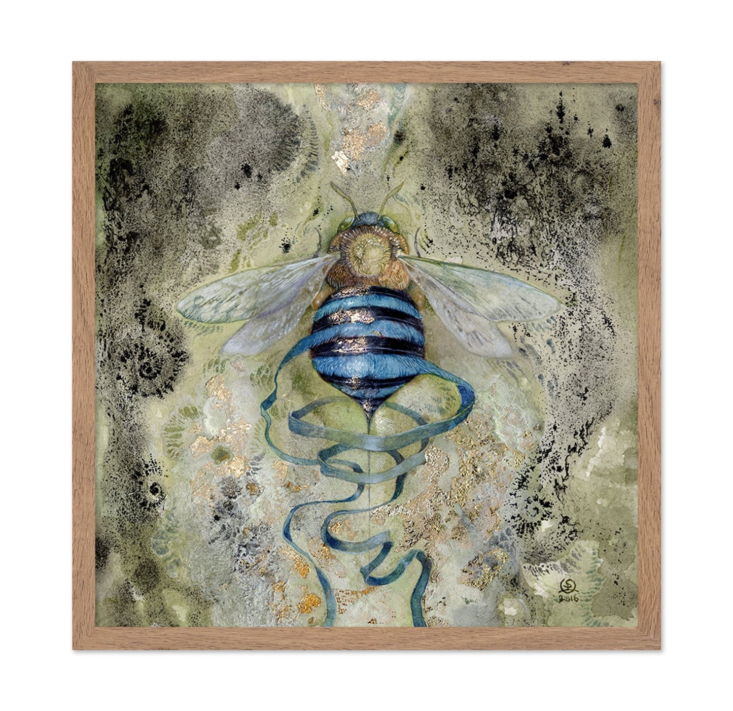 Blue Bee Spiral