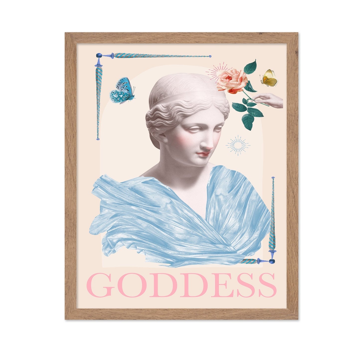 Goddess Floral Collage