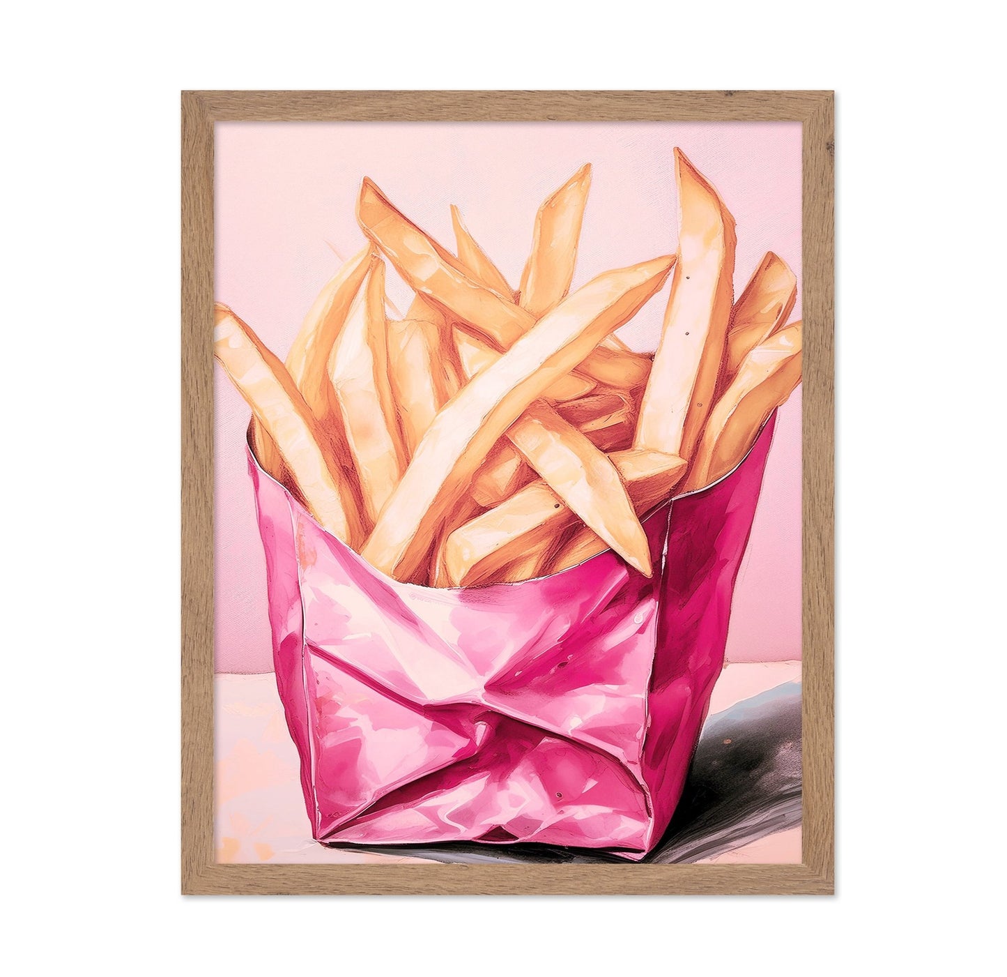 Pink Fries Pop Art