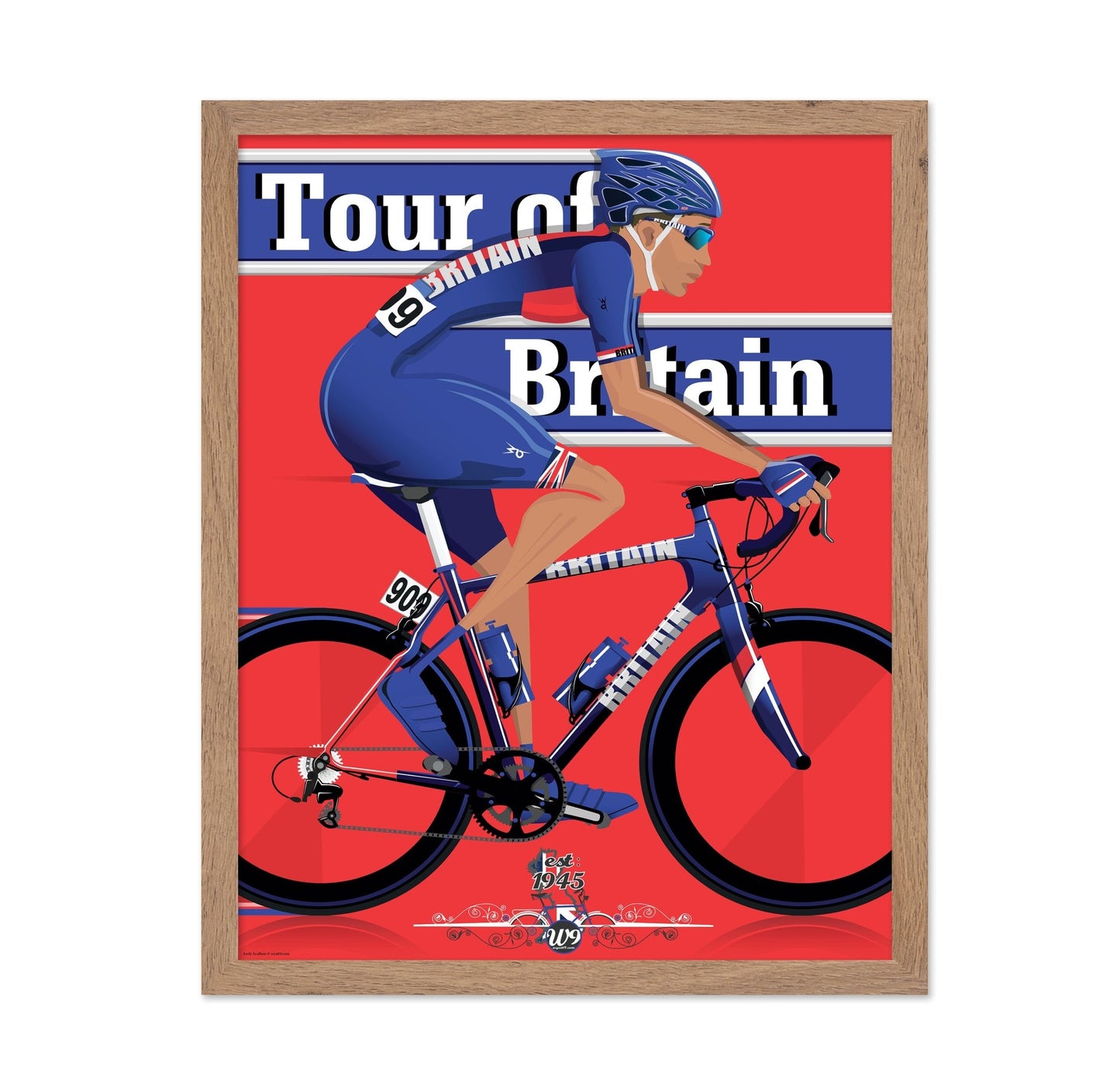 Tour Britain Cyclist