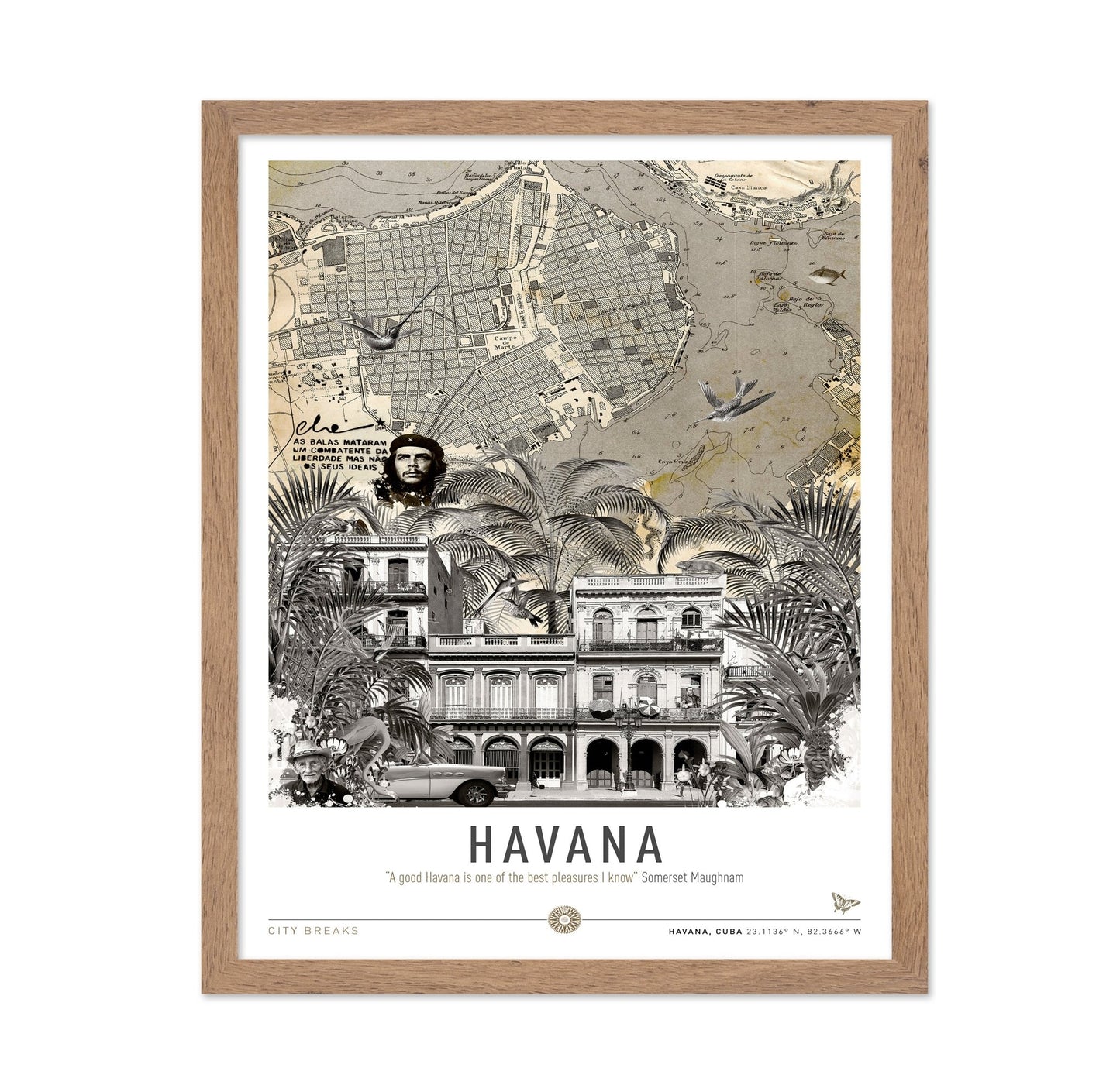 Havana Vintage Map No1