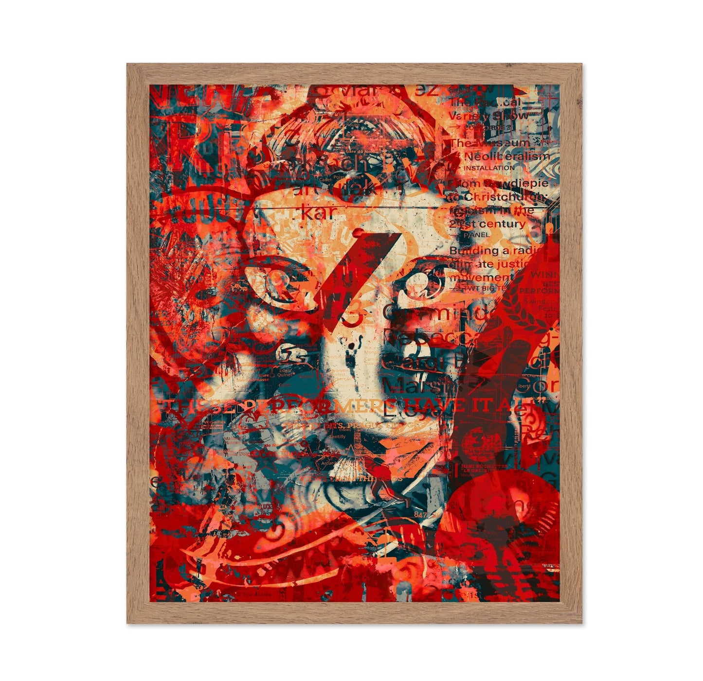 Abstract Face Collage No2