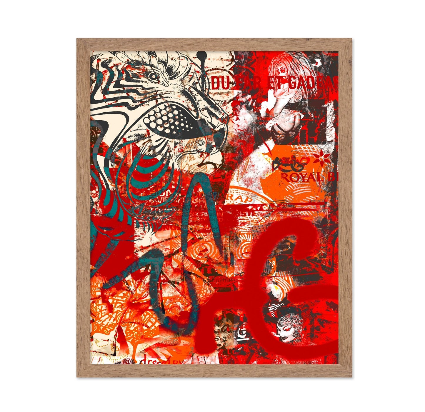 Urban Red Graffiti