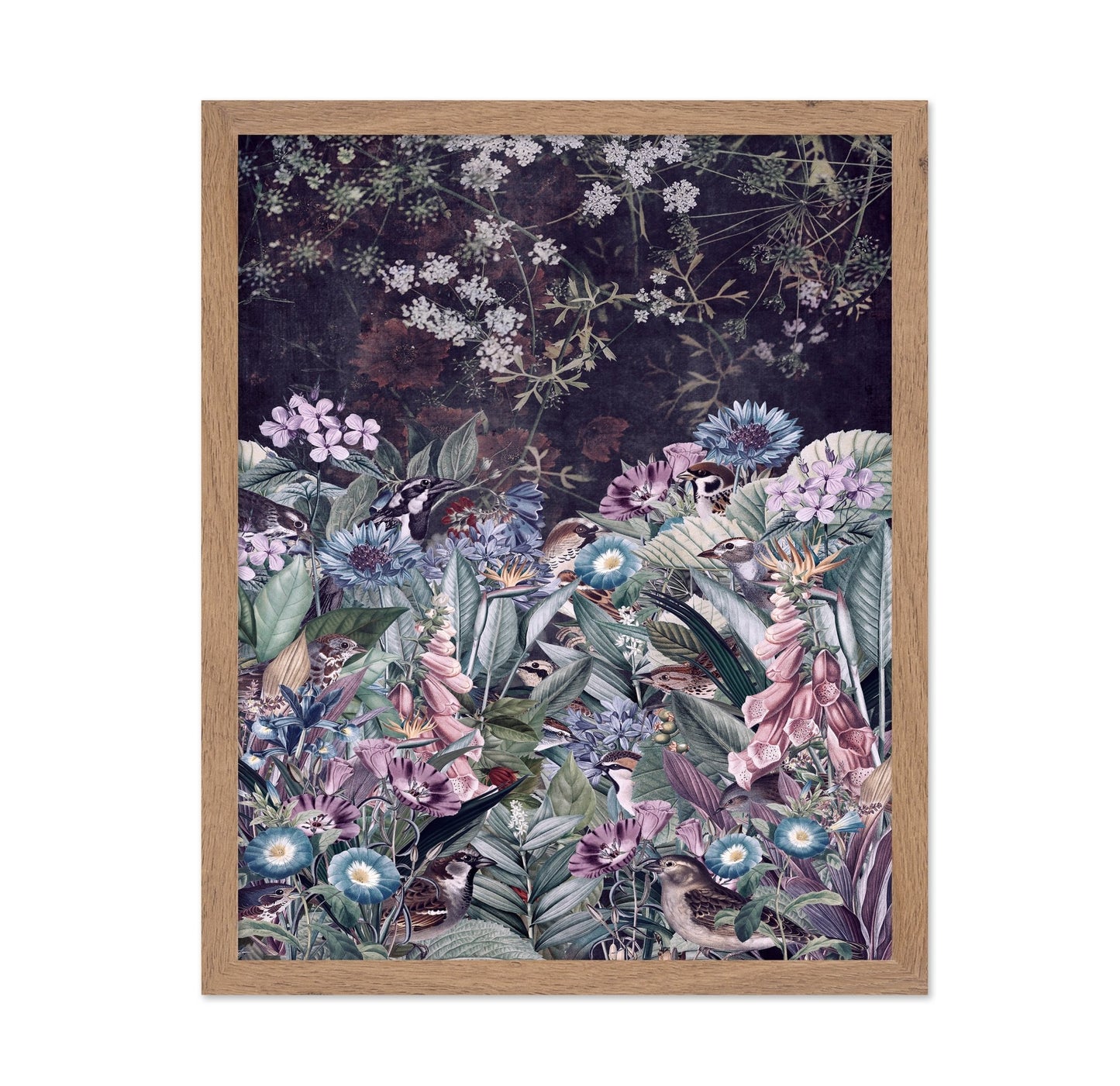 Vintage Floral Birds