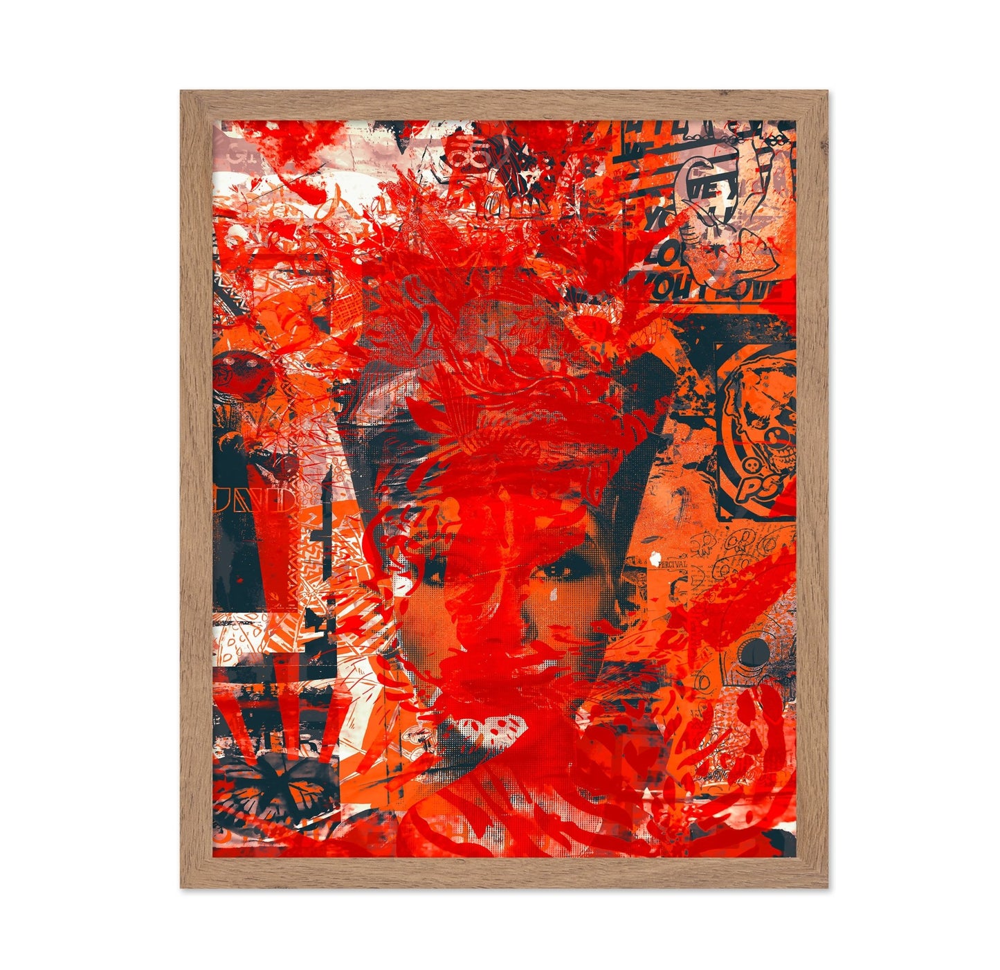 Red Chaos Portrait