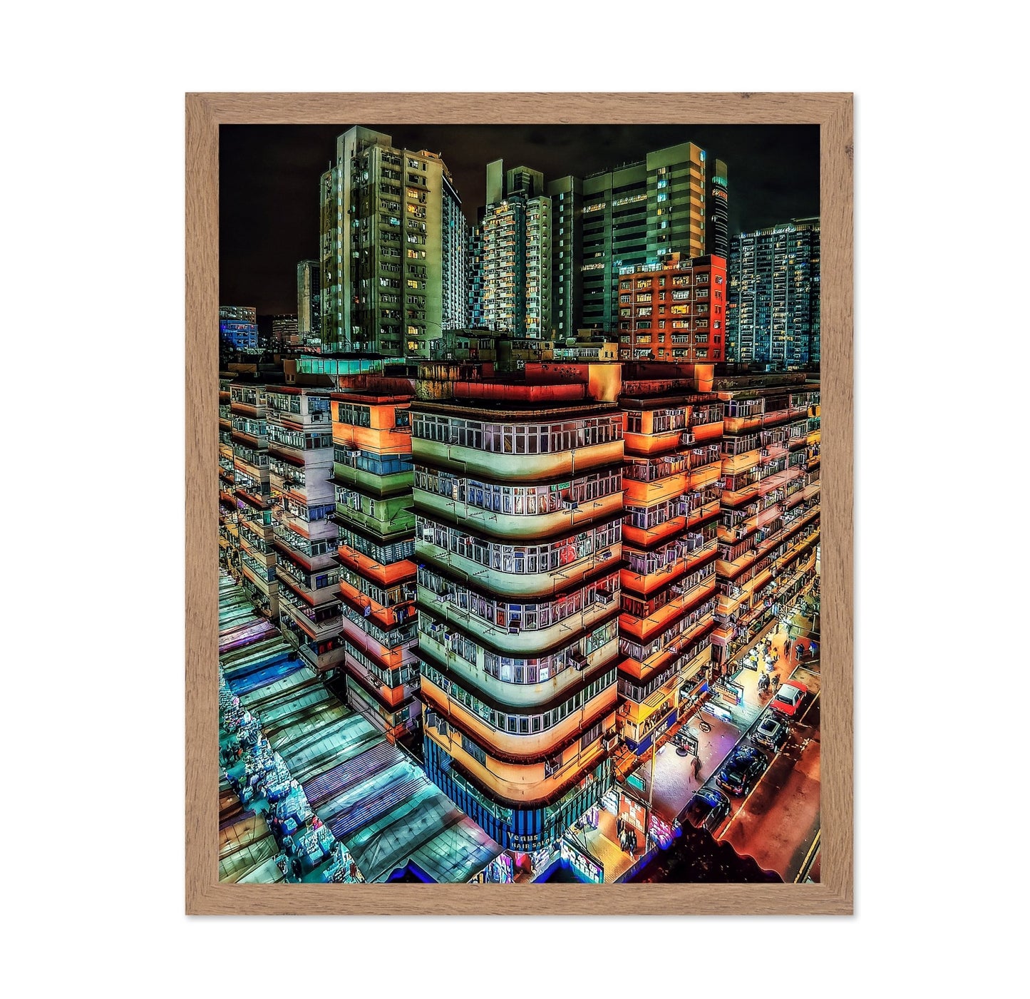 Neon City Blocks
