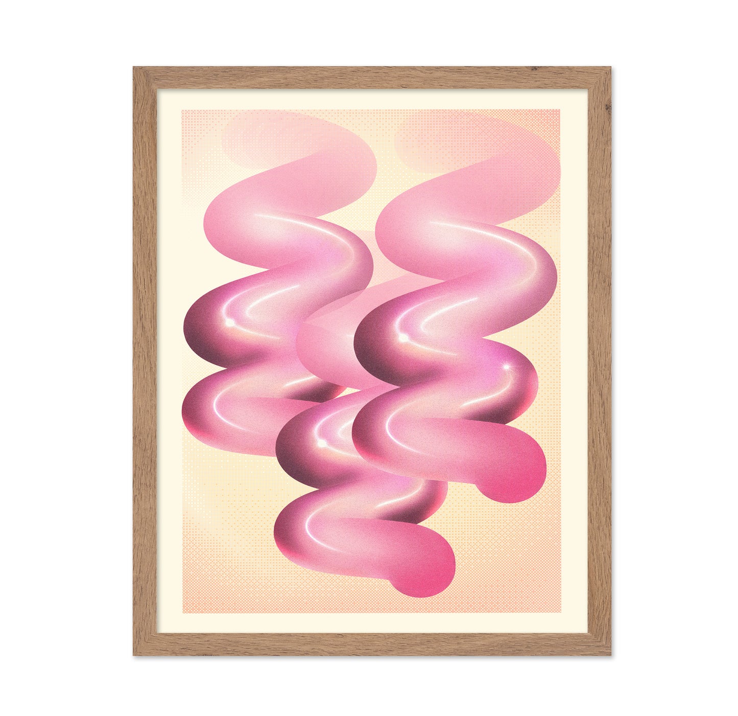 Pink Ribbon Abstract